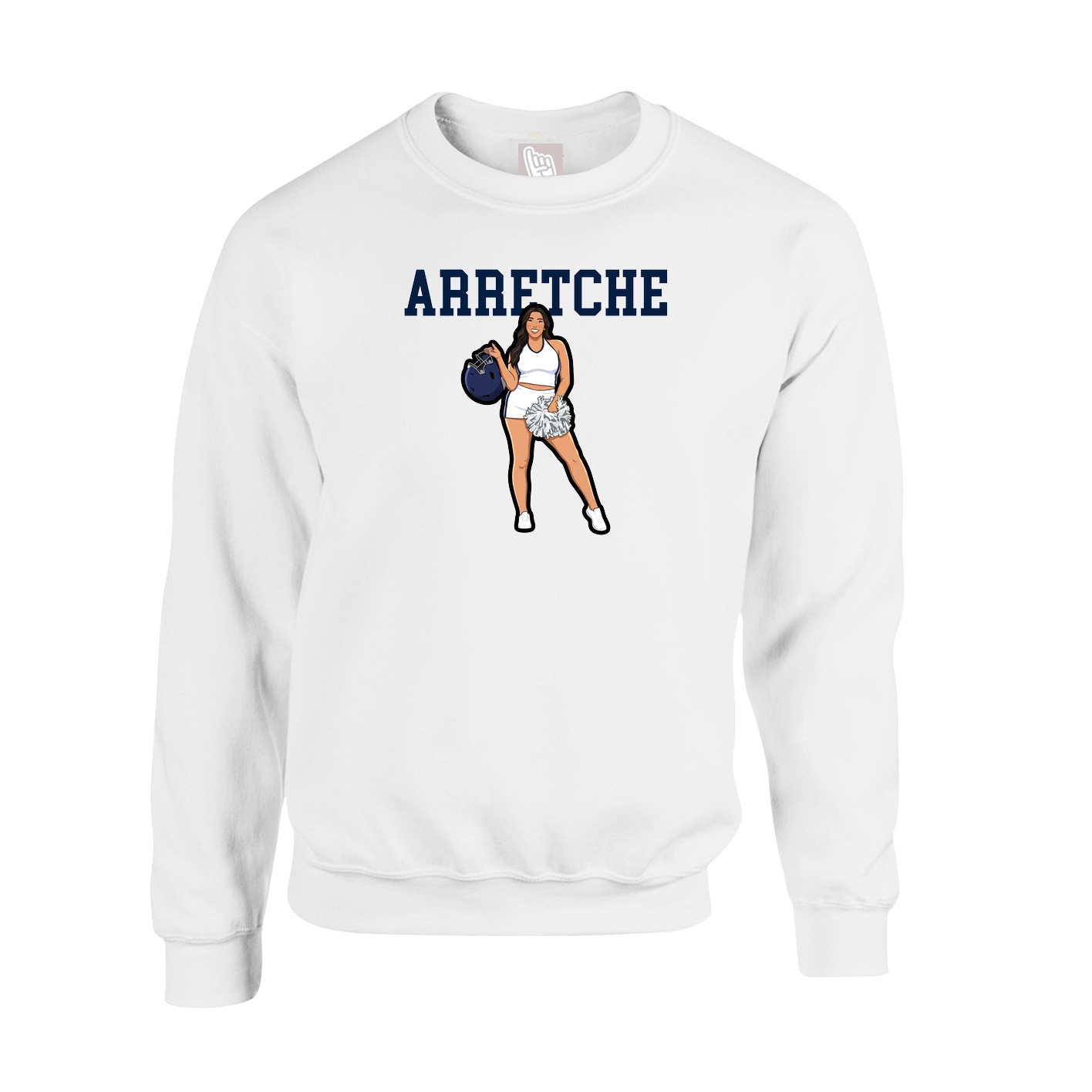 Fleece Crew — Shirsey in White