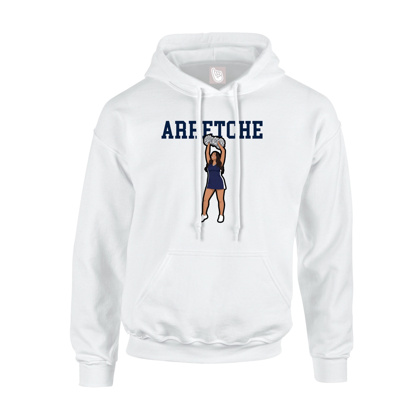 Hoodie — Shirsey in White