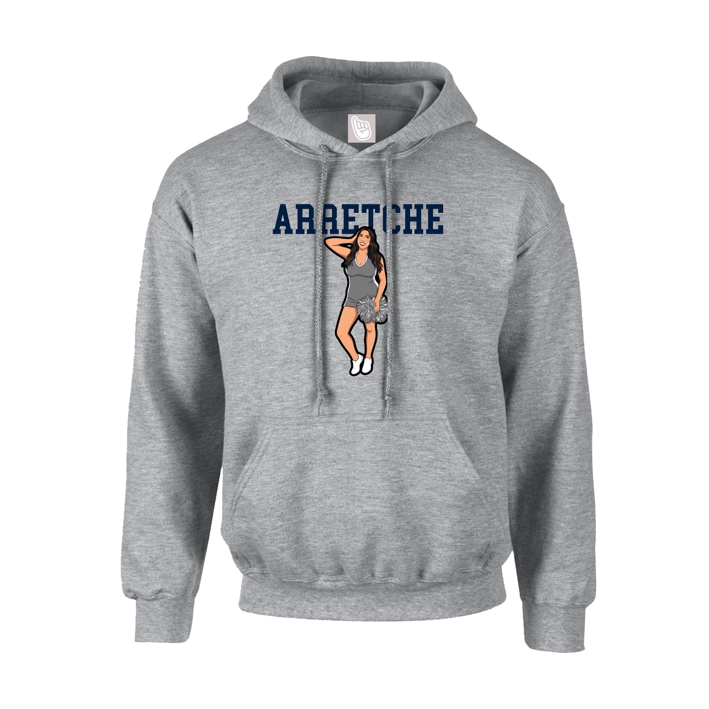Hoodie — Shirsey in Grey