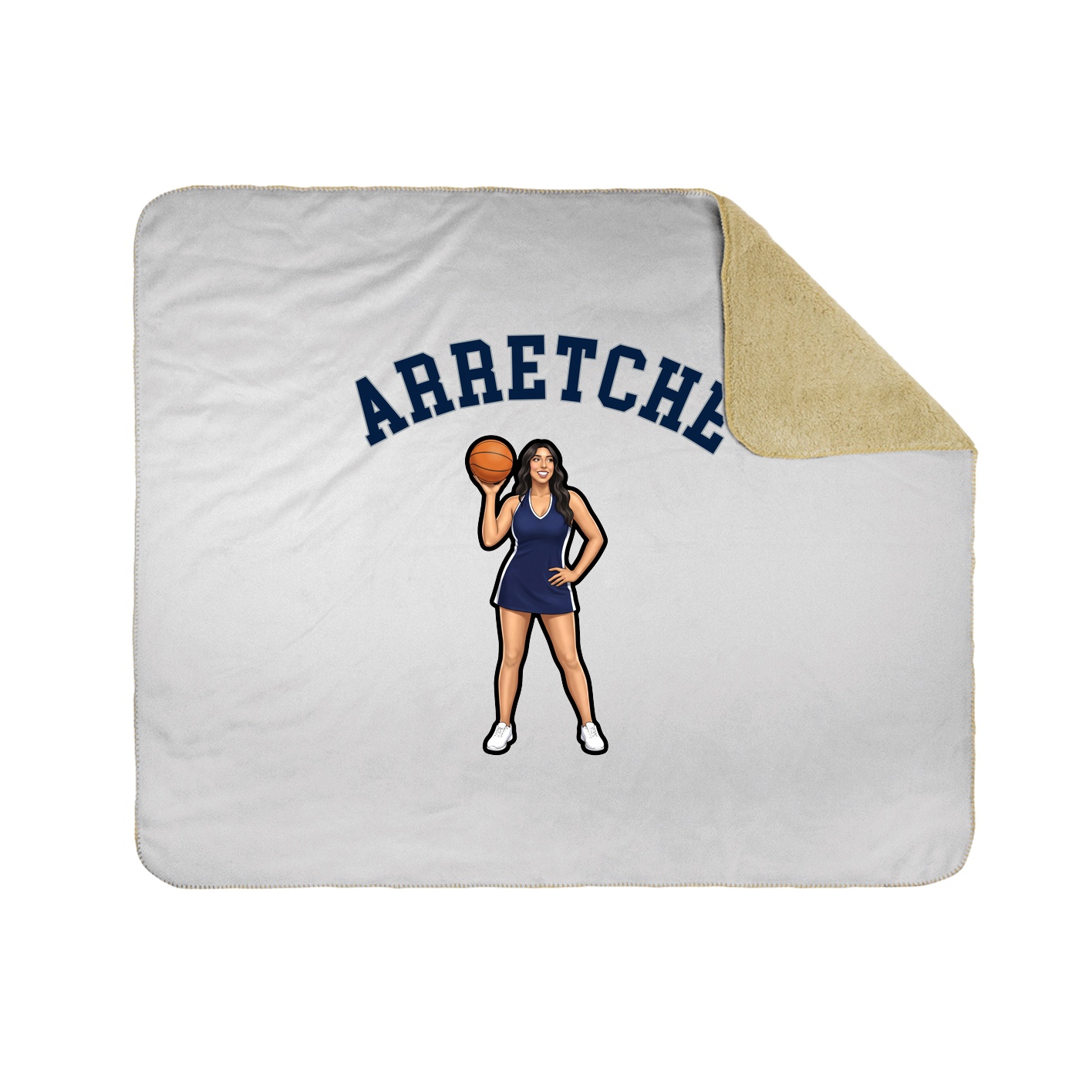 Throw Blanket — Shirsey Arch in White