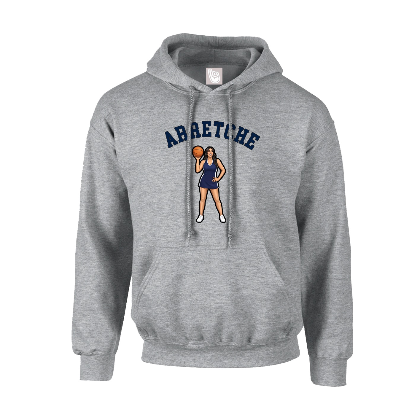 Youth Hoodie — Shirsey Arch in Grey