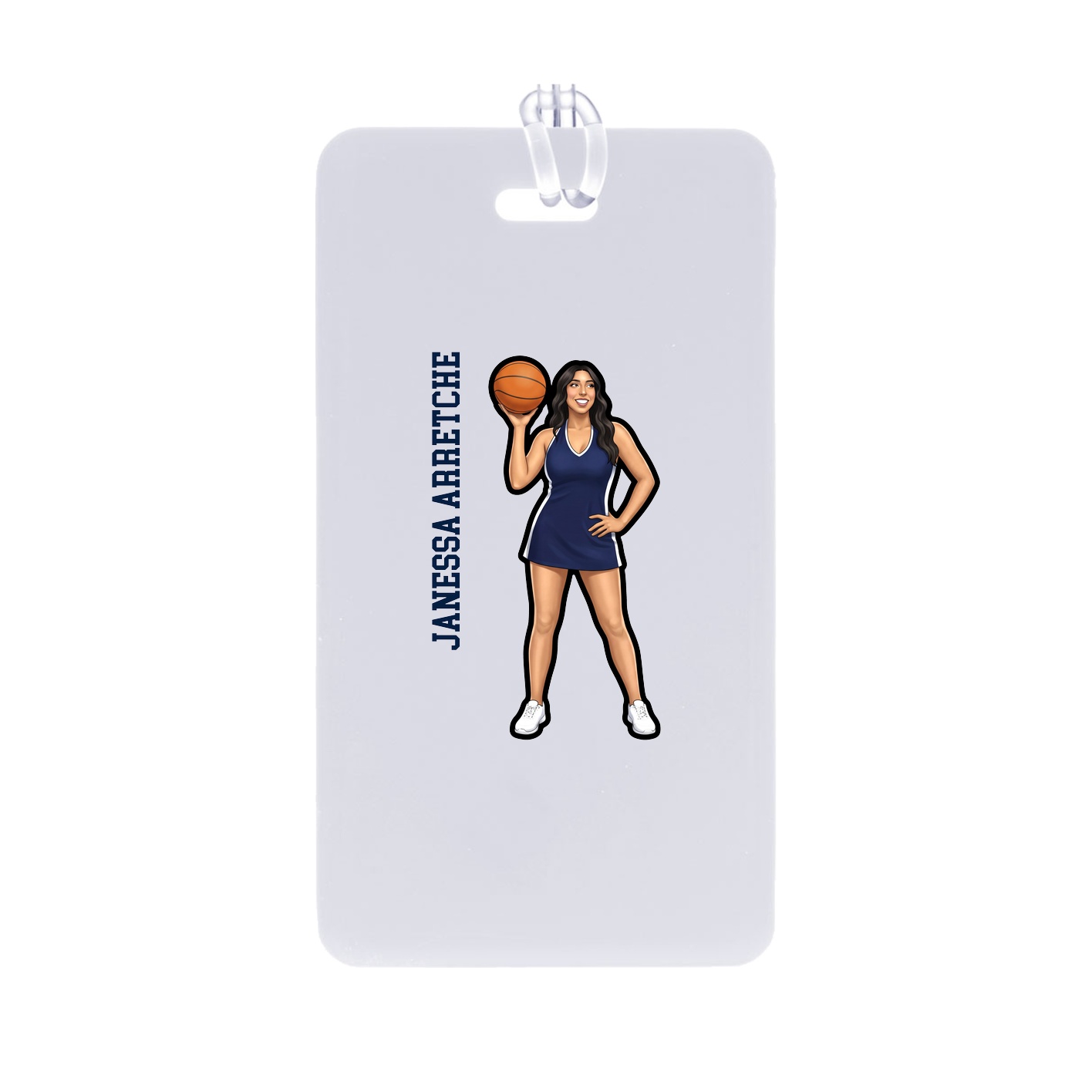 Bag Tag — Name Vertical in Classic