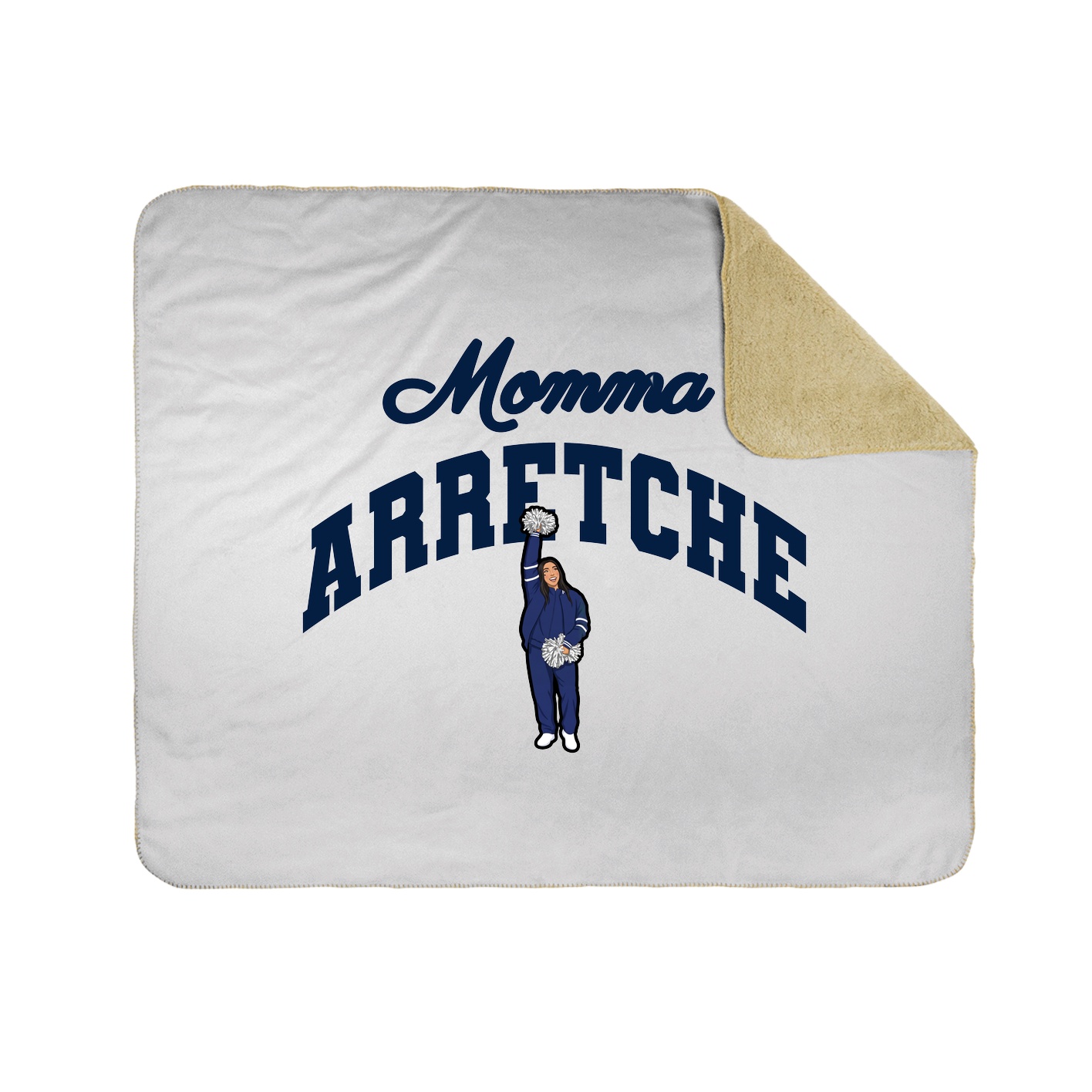 Throw Blanket — Mothers Day Arch in White