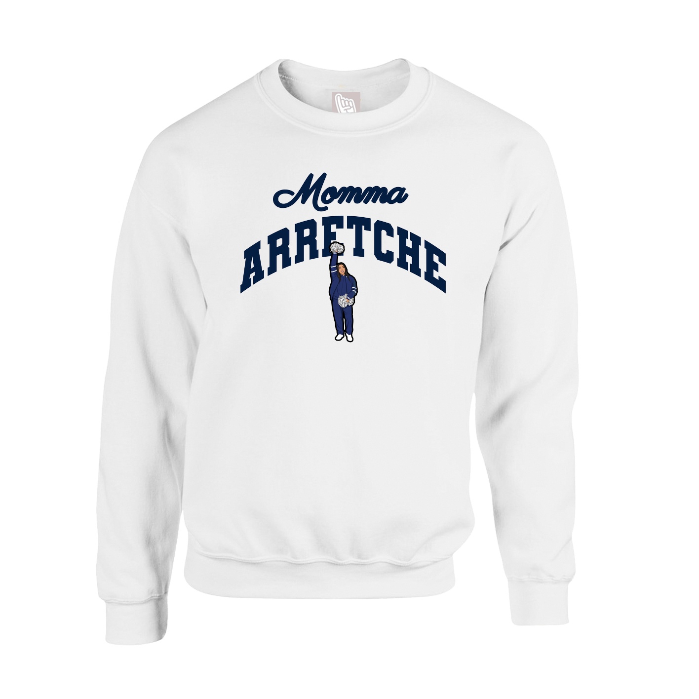 Fleece Crew — Mothers Day Arch in White
