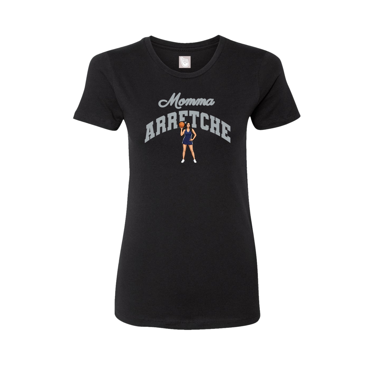 Womens Tee — Mothers Day Arch in Black