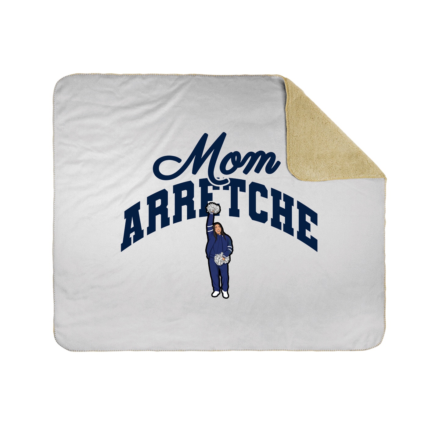 Throw Blanket — Mothers Day Arch in White