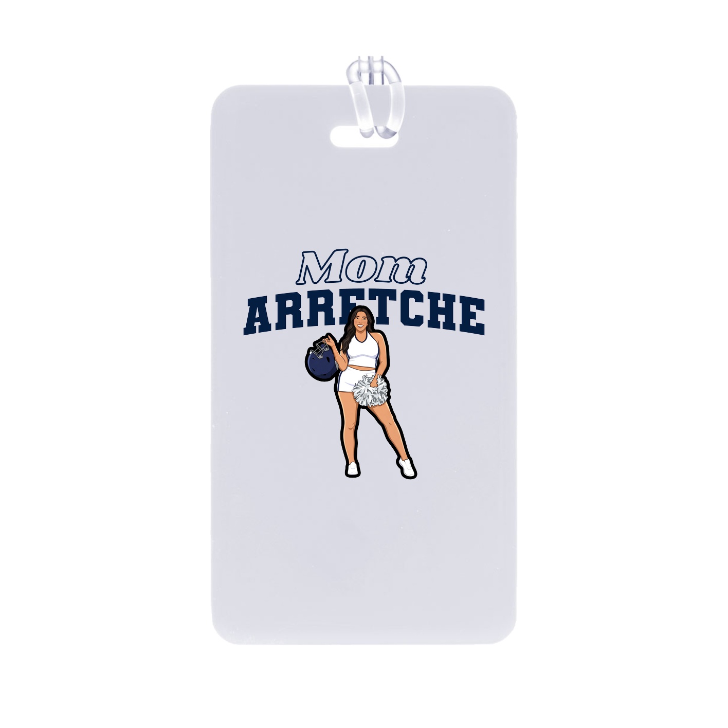 Bag Tag — Mothers Day Block in Classic