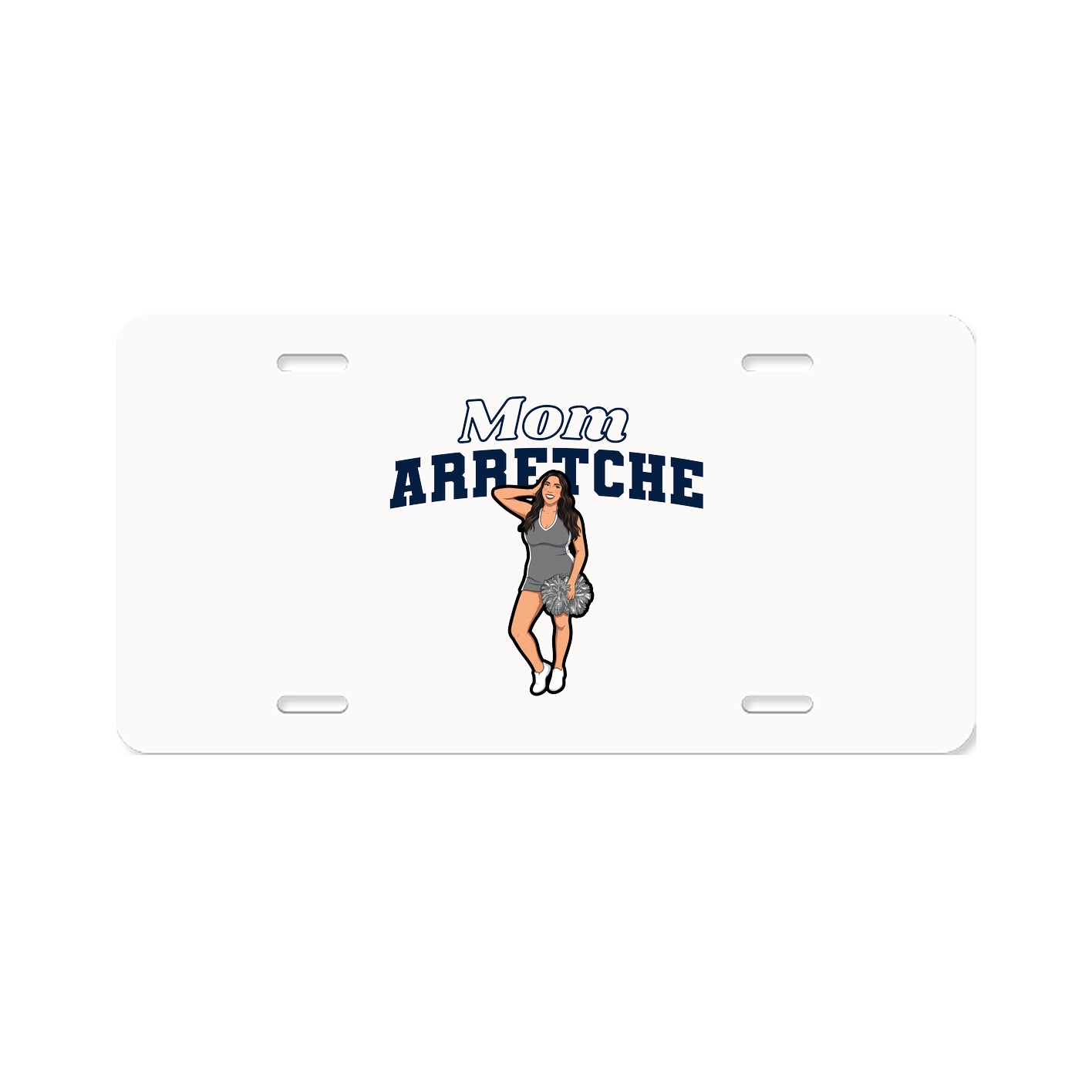 License Plate — Mothers Day Block in Classic