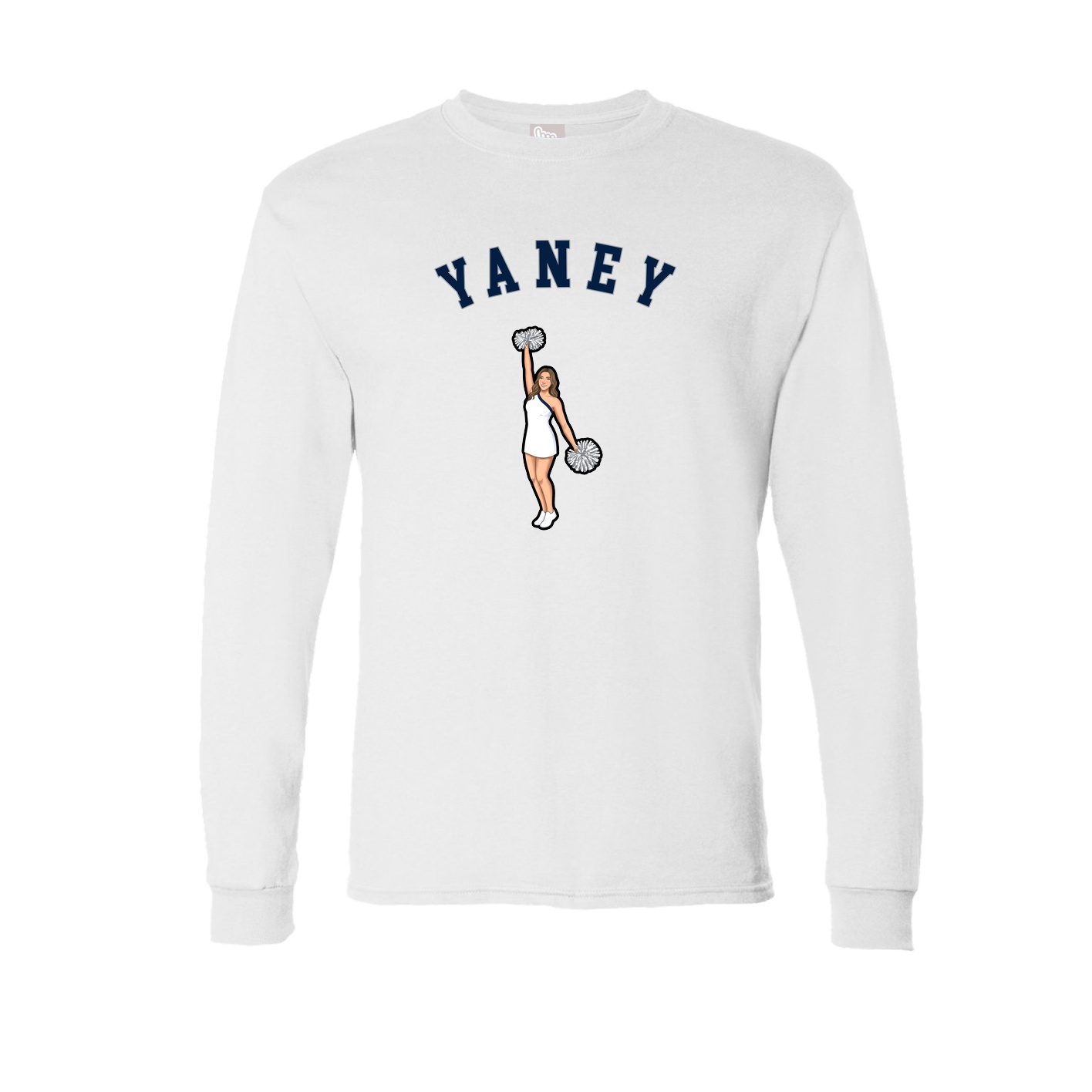 Long Sleeve Tee — Shirsey Arch in White
