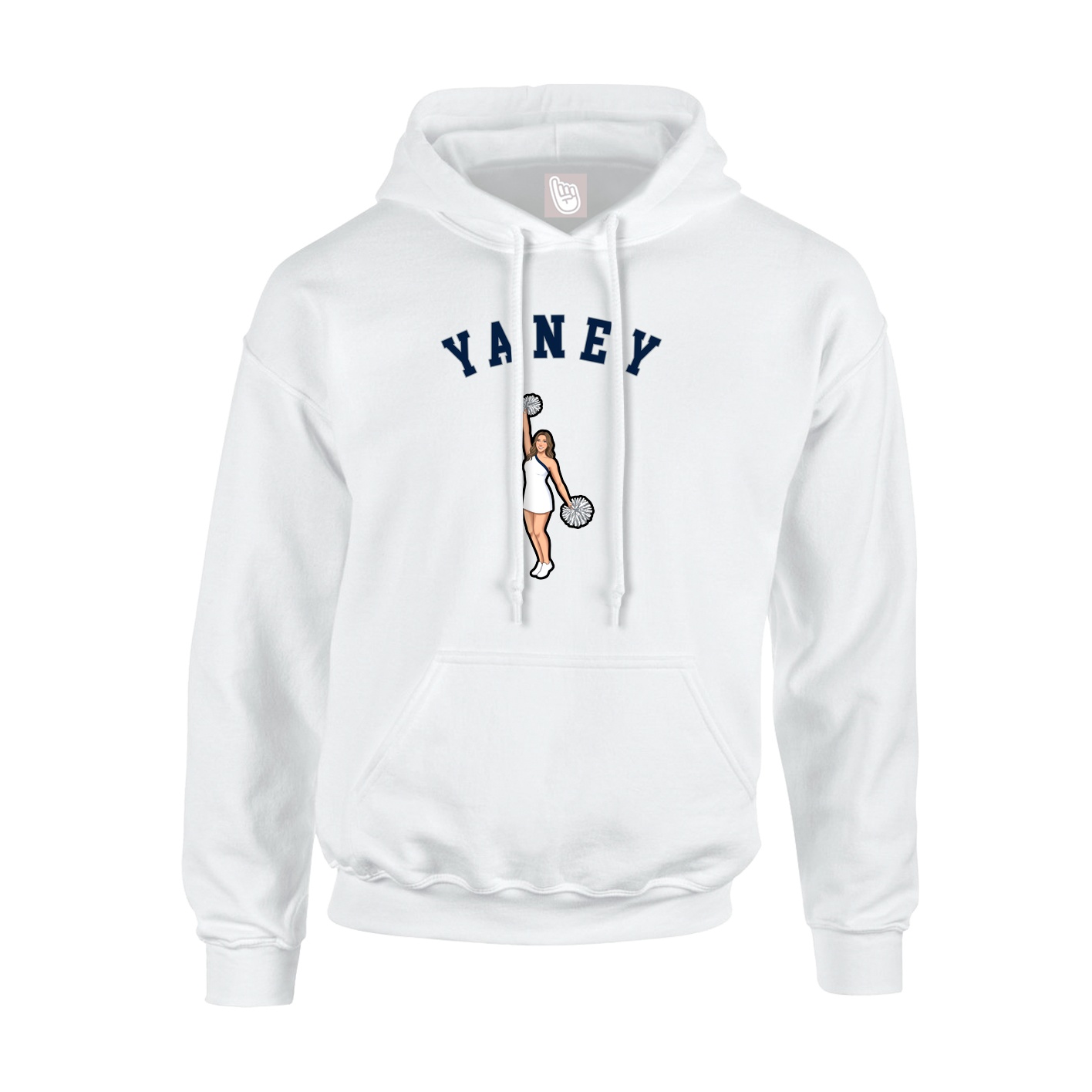 Hoodie — Shirsey Arch in White