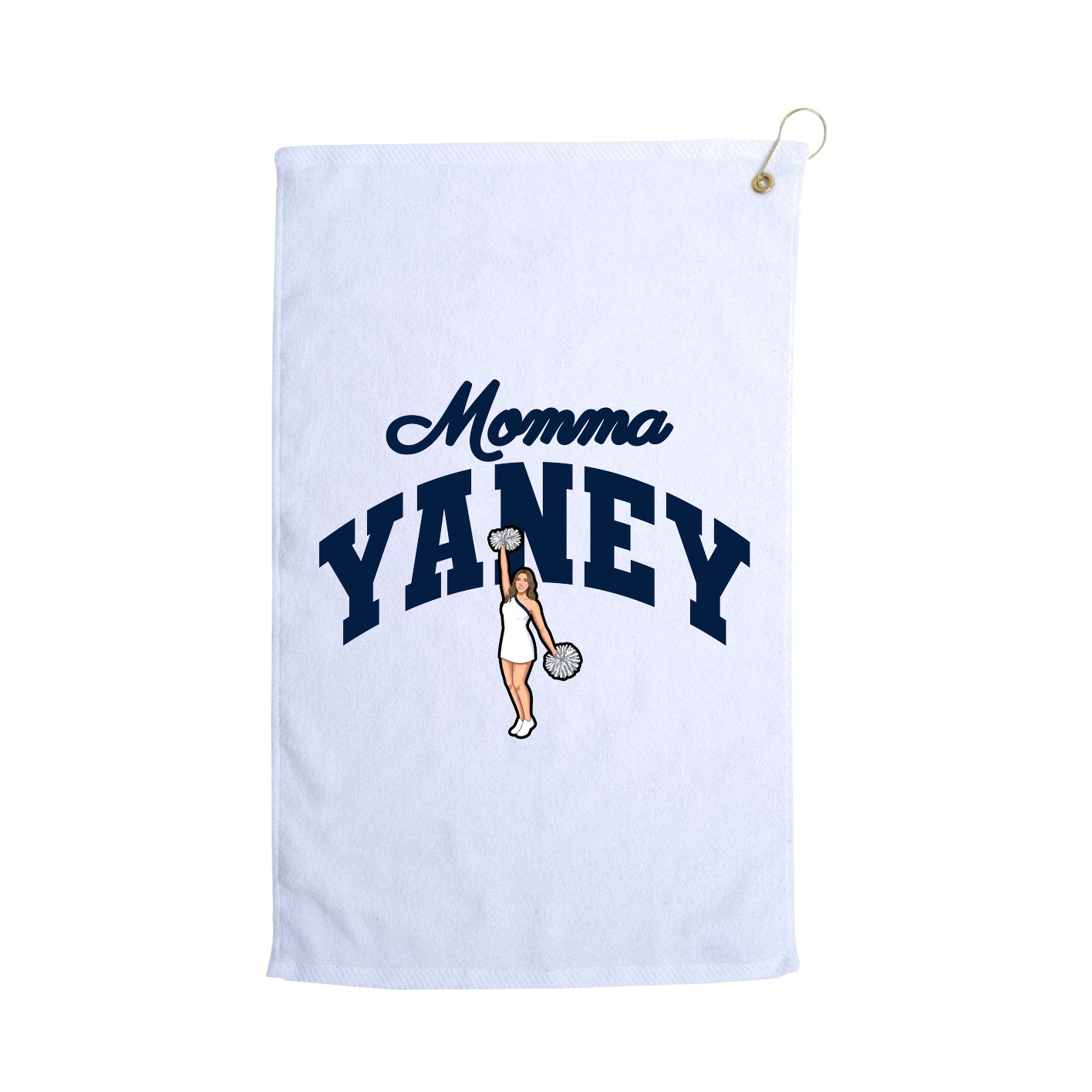 Golf Towel — Mothers Day Arch in White