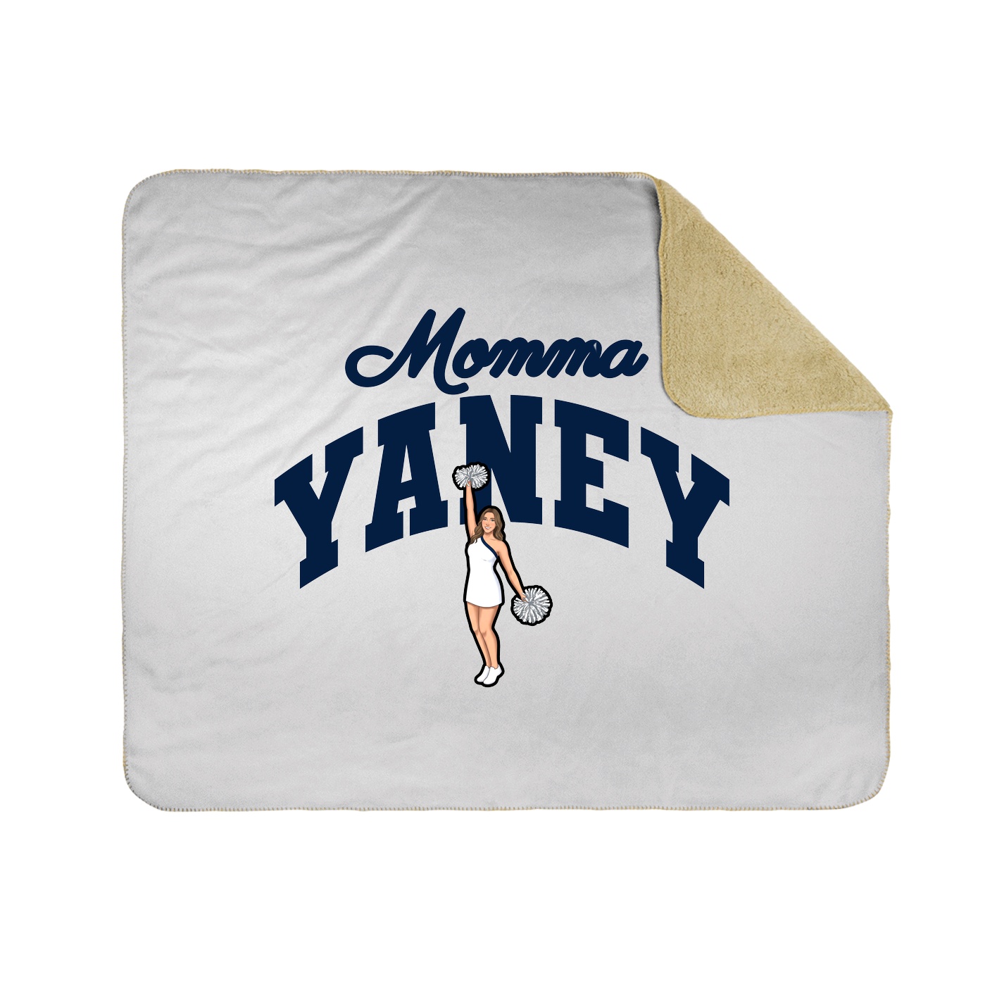 Throw Blanket — Mothers Day Arch in White