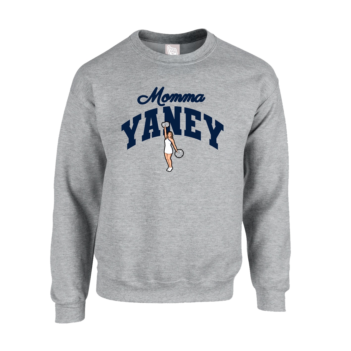 Fleece Crew — Mothers Day Arch in Grey