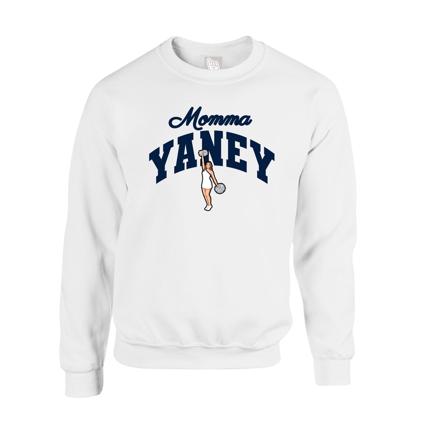 Fleece Crew — Mothers Day Arch in White