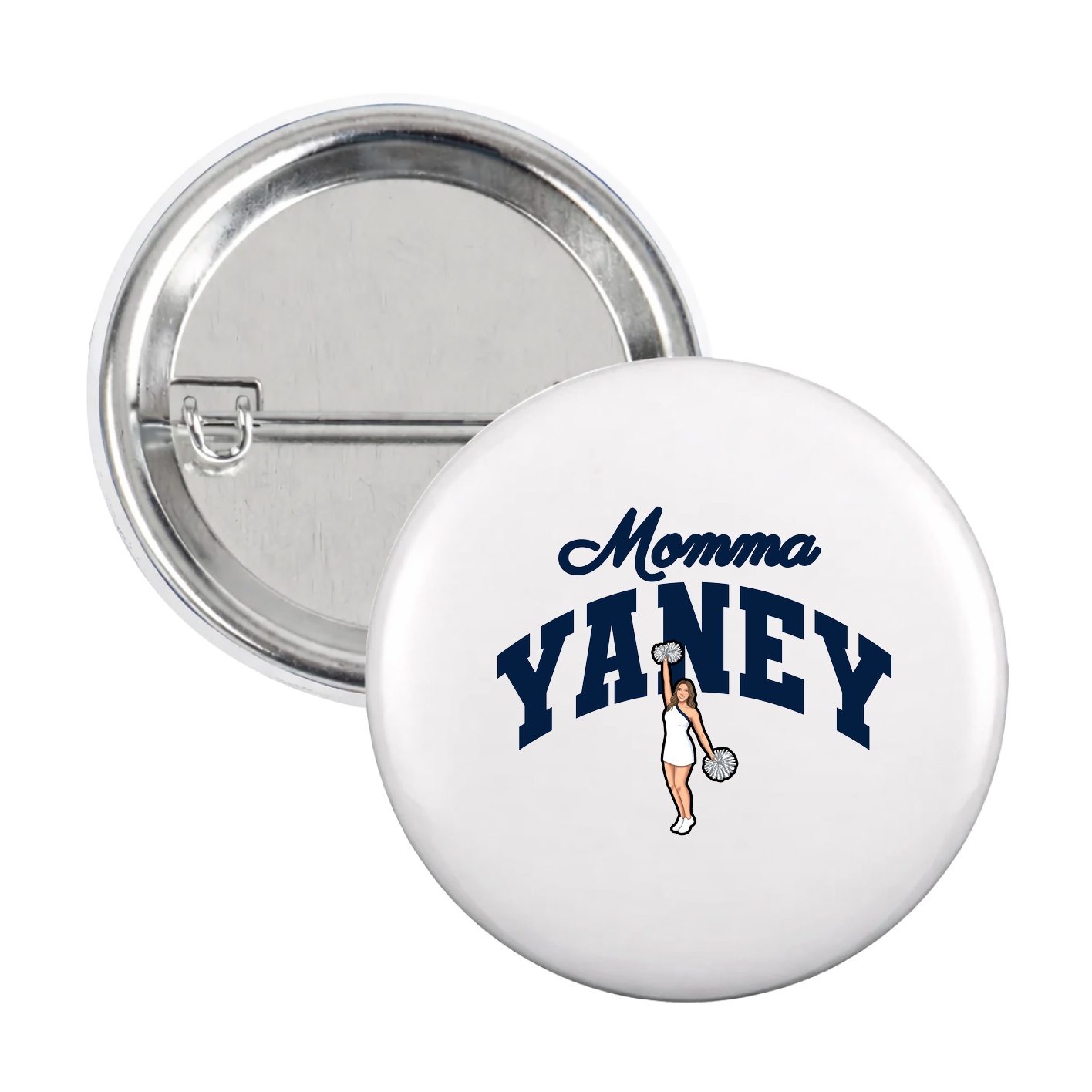 Game Day Button — Mothers Day Arch in White
