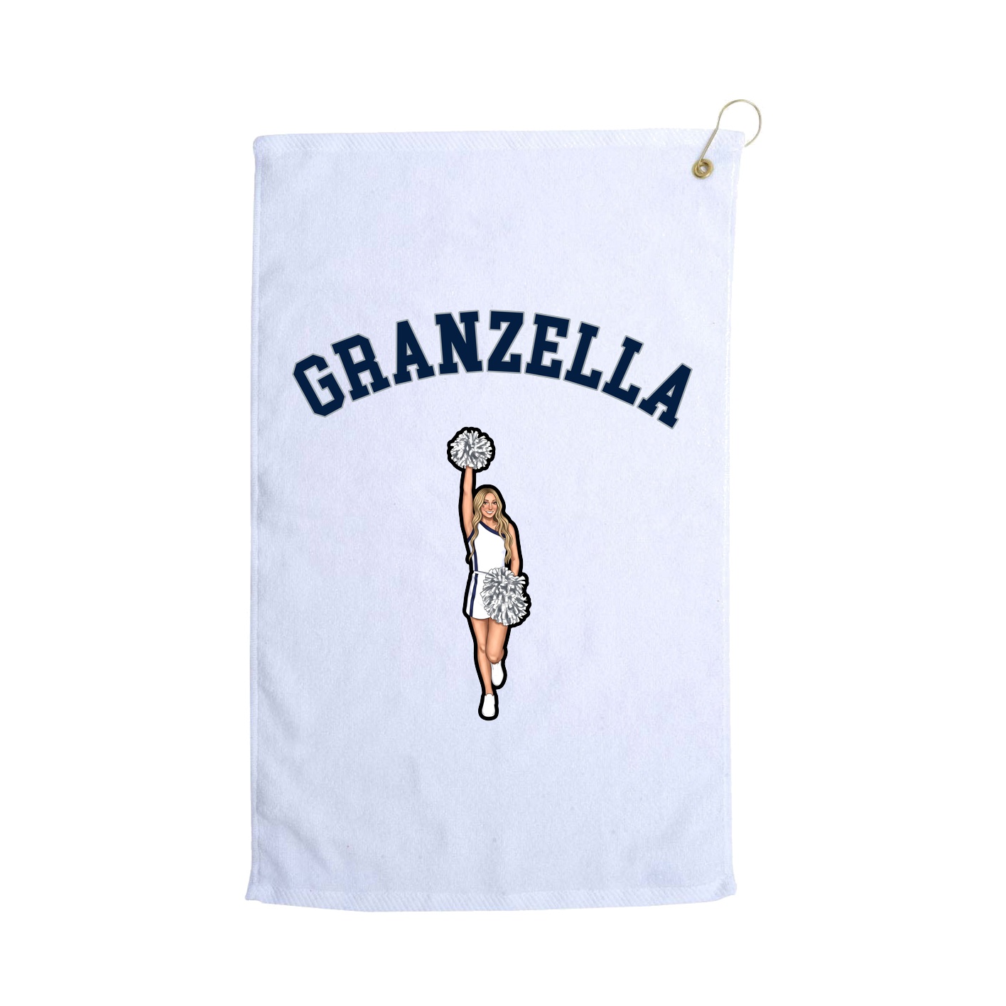 Golf Towel — Shirsey Arch in White