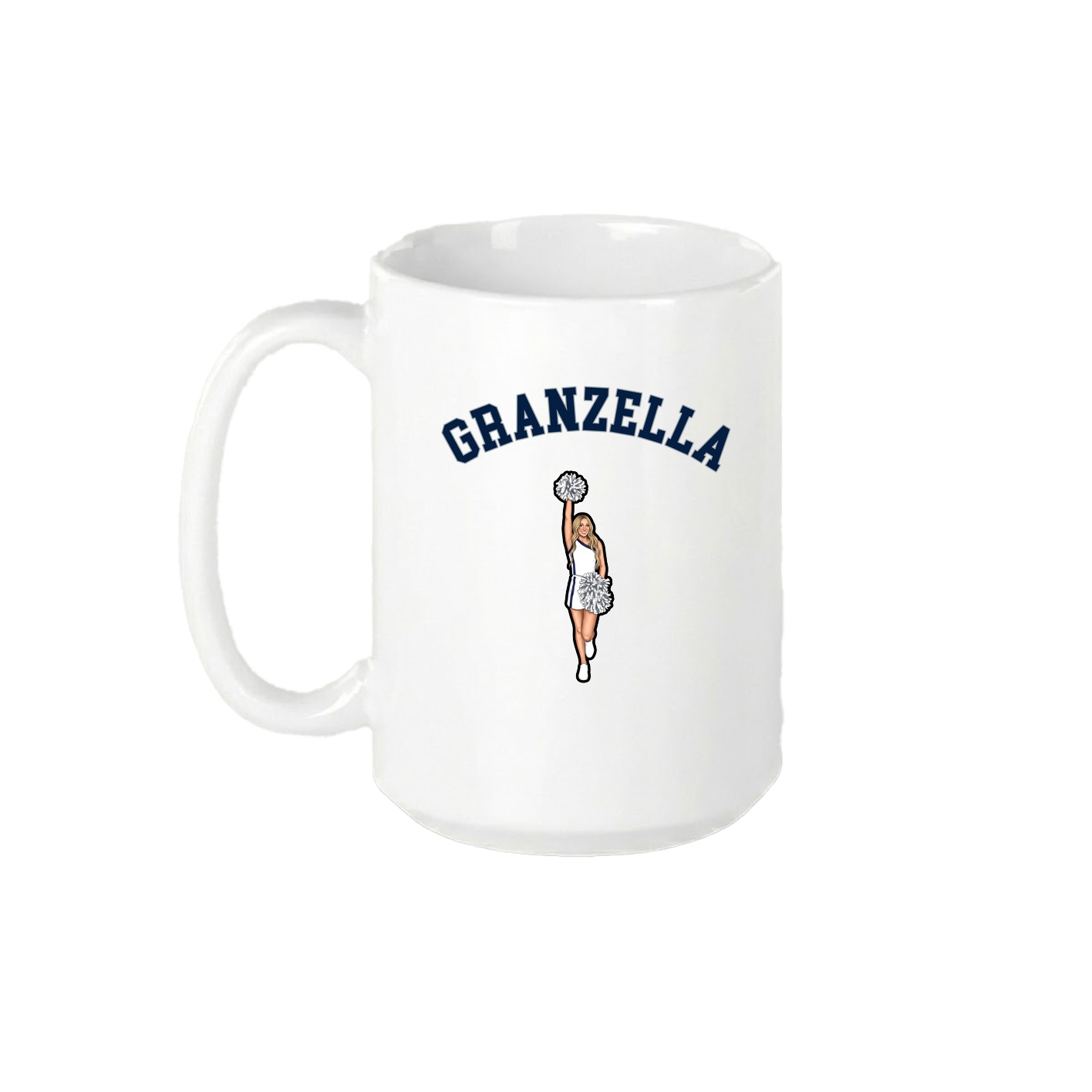 15oz Coffee Mug — Shirsey Arch in White