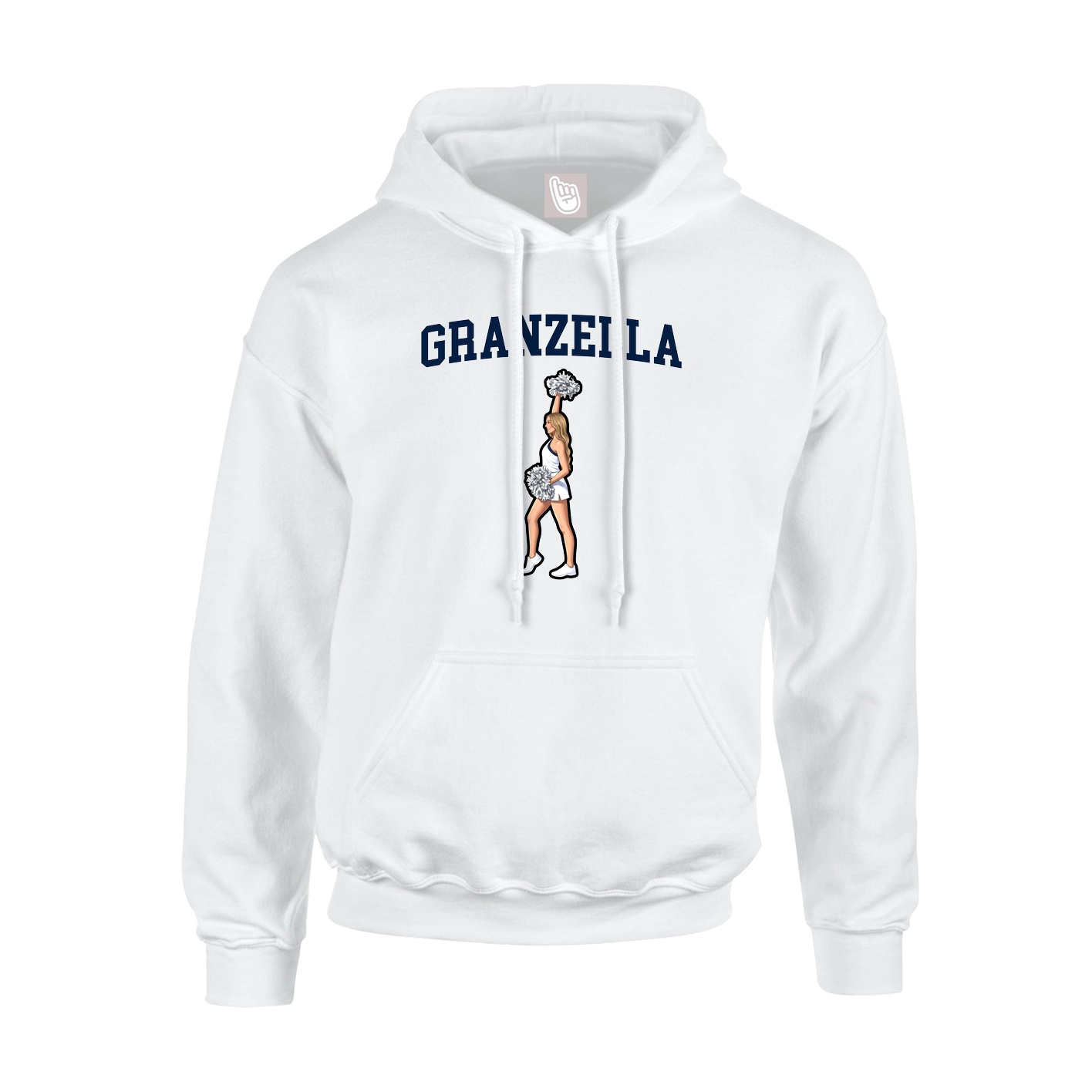 Hoodie — Shirsey in White