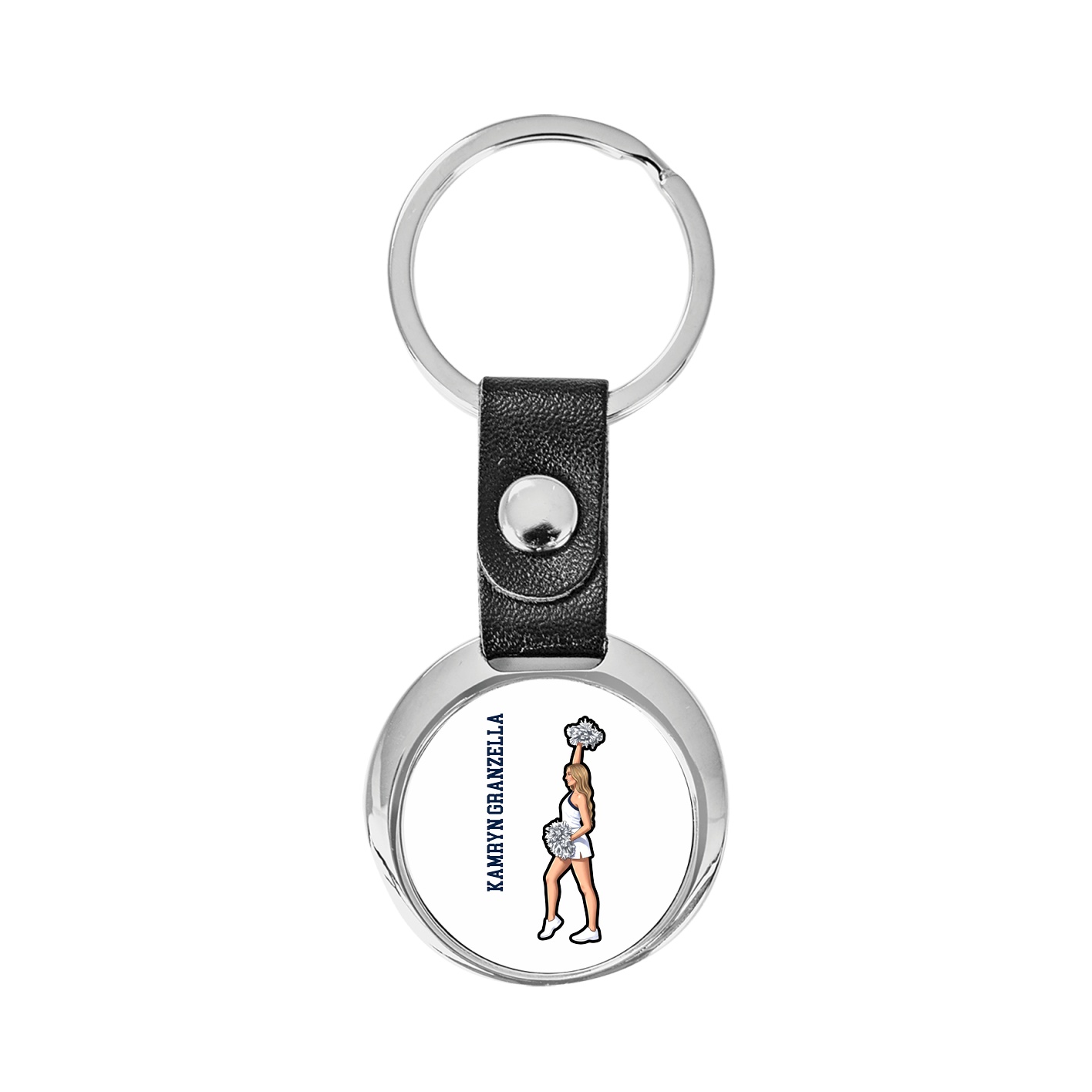 Key Chain — Name Vertical in Classic
