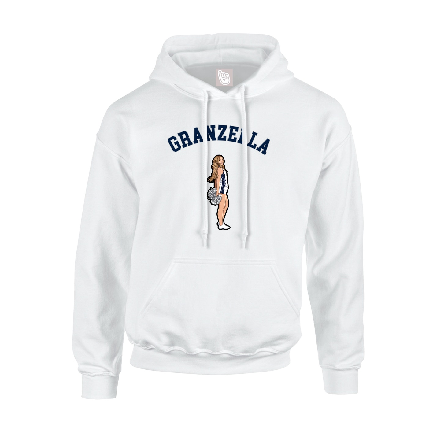 Hoodie — Shirsey Arch in White