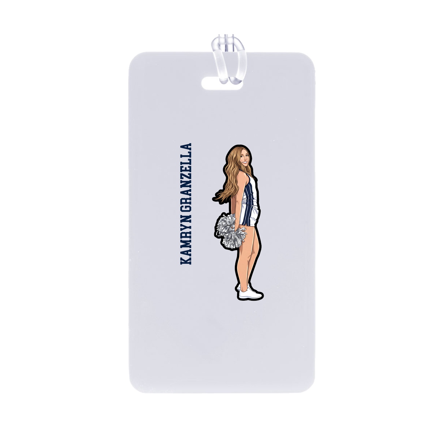 Bag Tag — Name Vertical in Classic