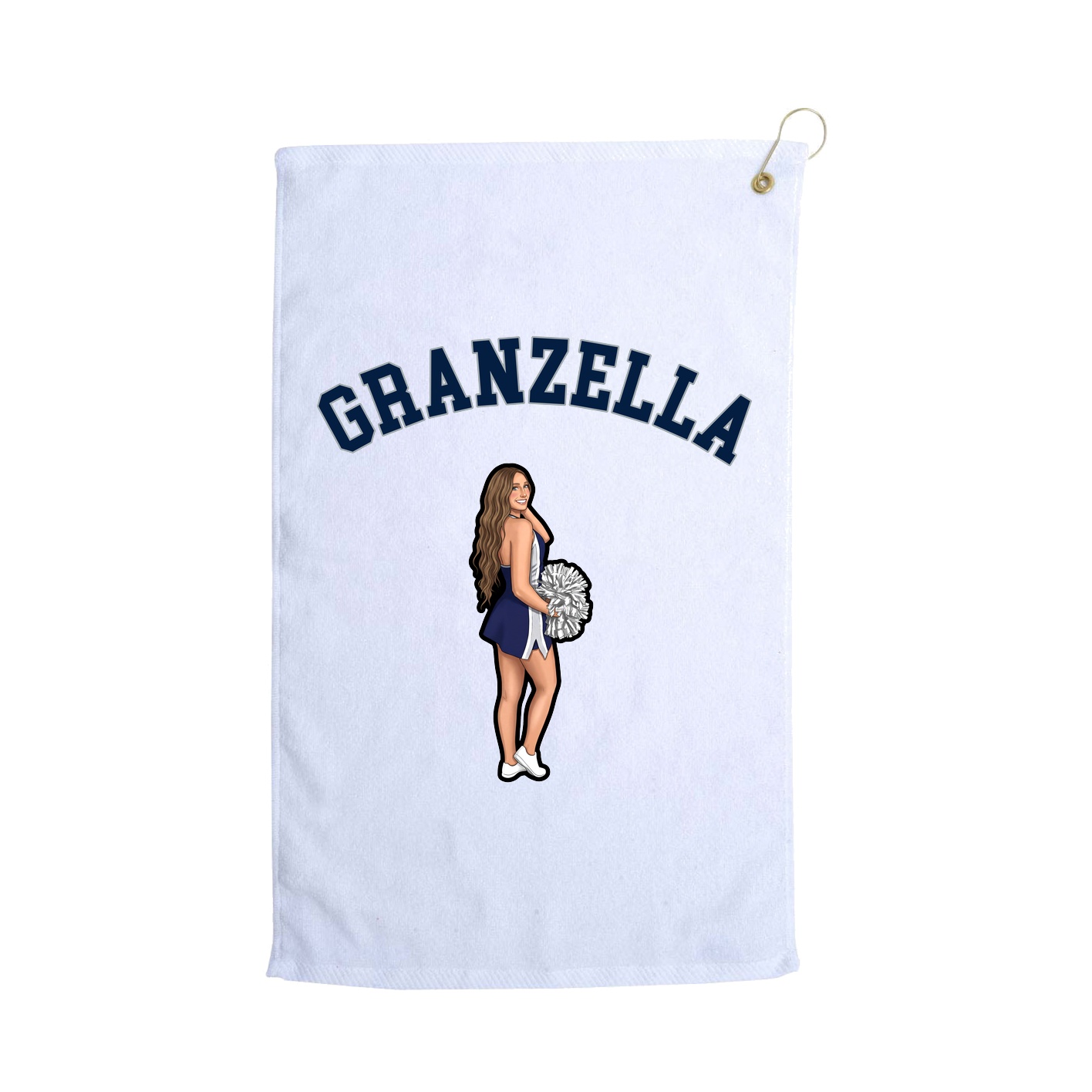 Golf Towel — Shirsey Arch in White
