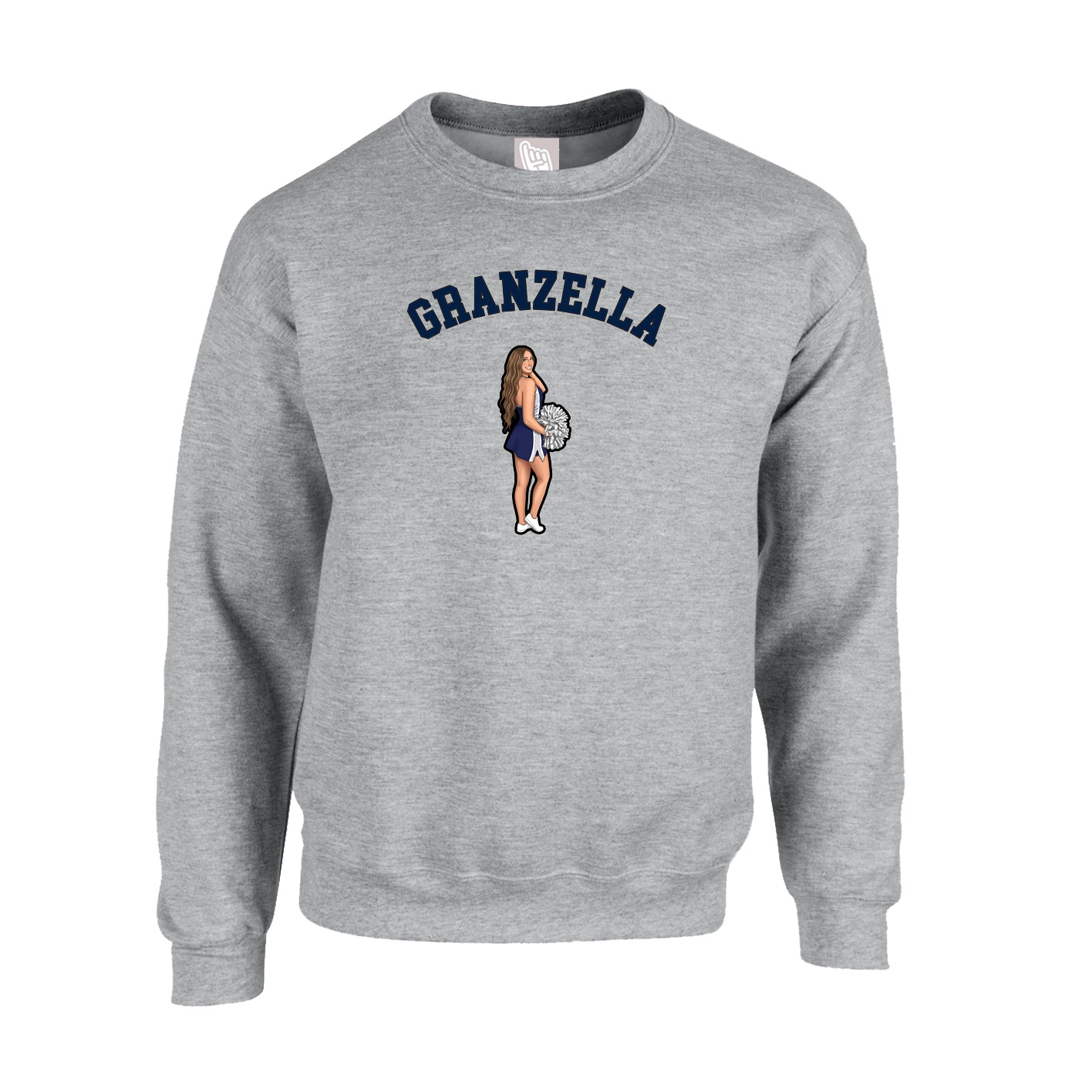 Fleece Crew — Shirsey Arch in Grey