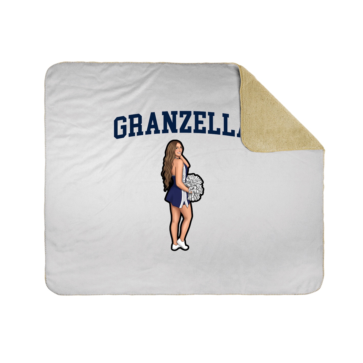 Throw Blanket — Shirsey in White