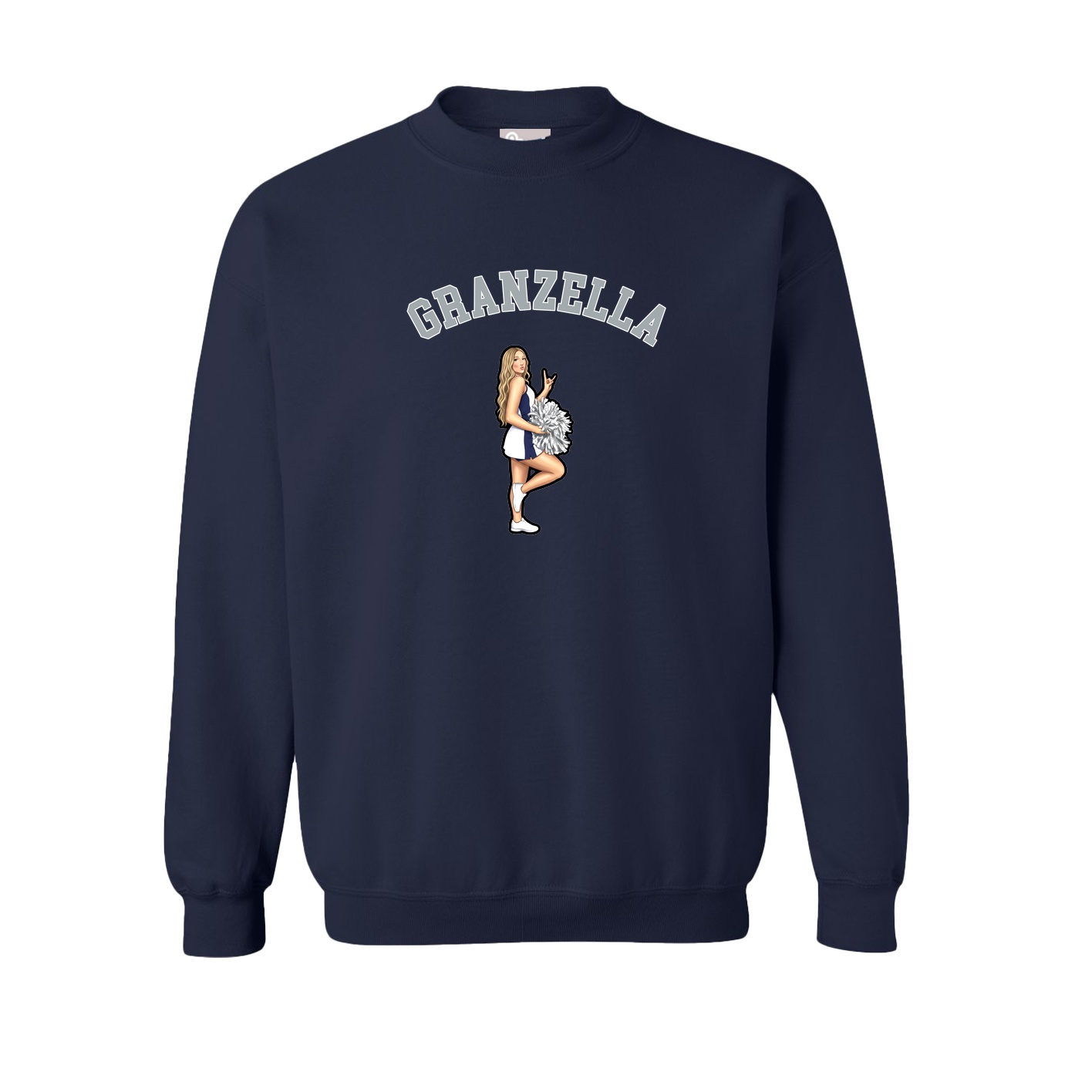 Fleece Crew — Shirsey Arch in Navy