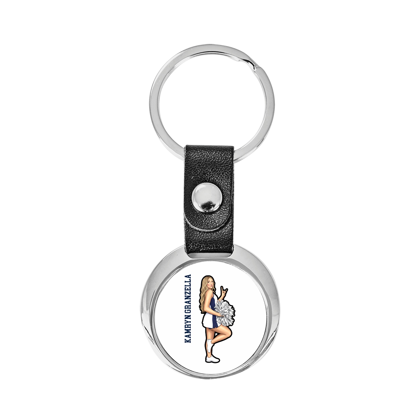 Key Chain — Name Vertical in Classic