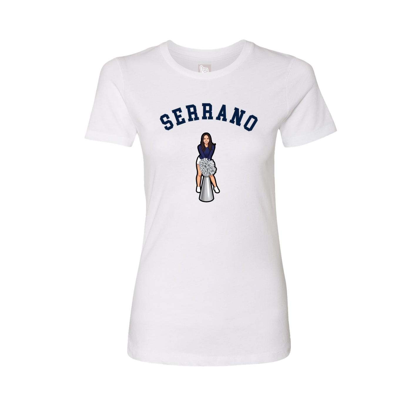 Womens Tee — Shirsey Arch in White