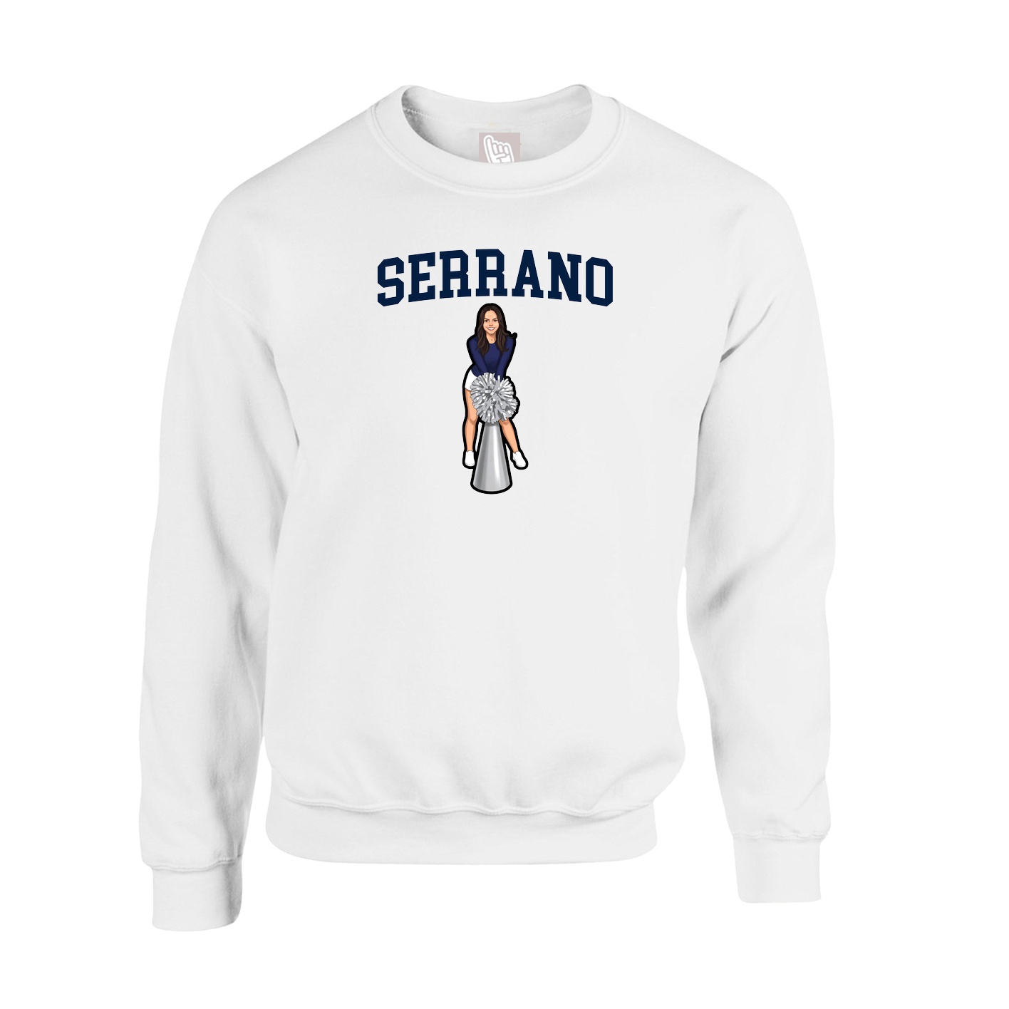 Fleece Crew — Shirsey in White