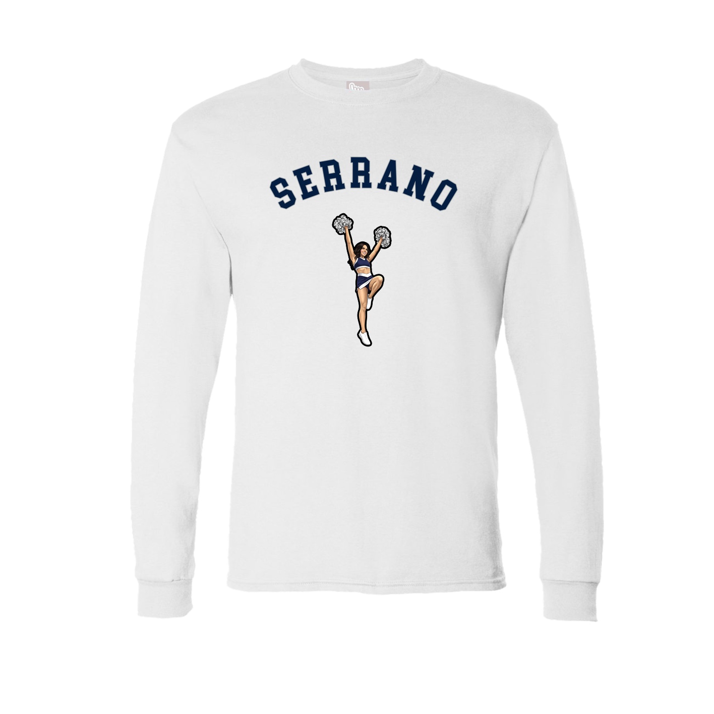 Long Sleeve Tee — Shirsey Arch in White