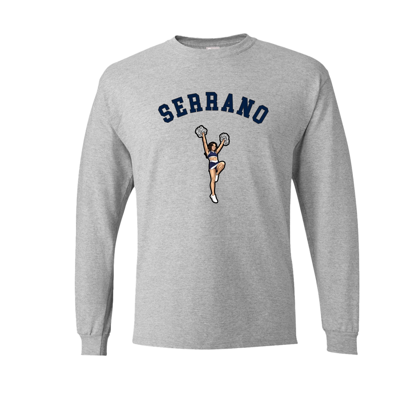 Long Sleeve Tee — Shirsey Arch in Grey