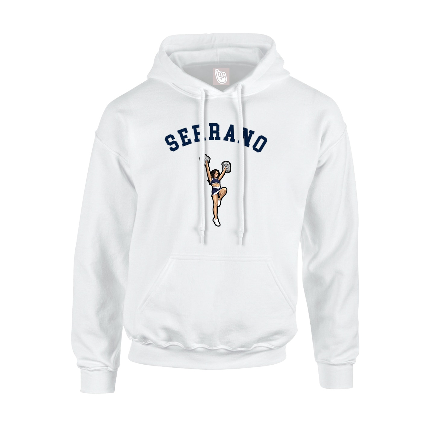 Hoodie — Shirsey Arch in White