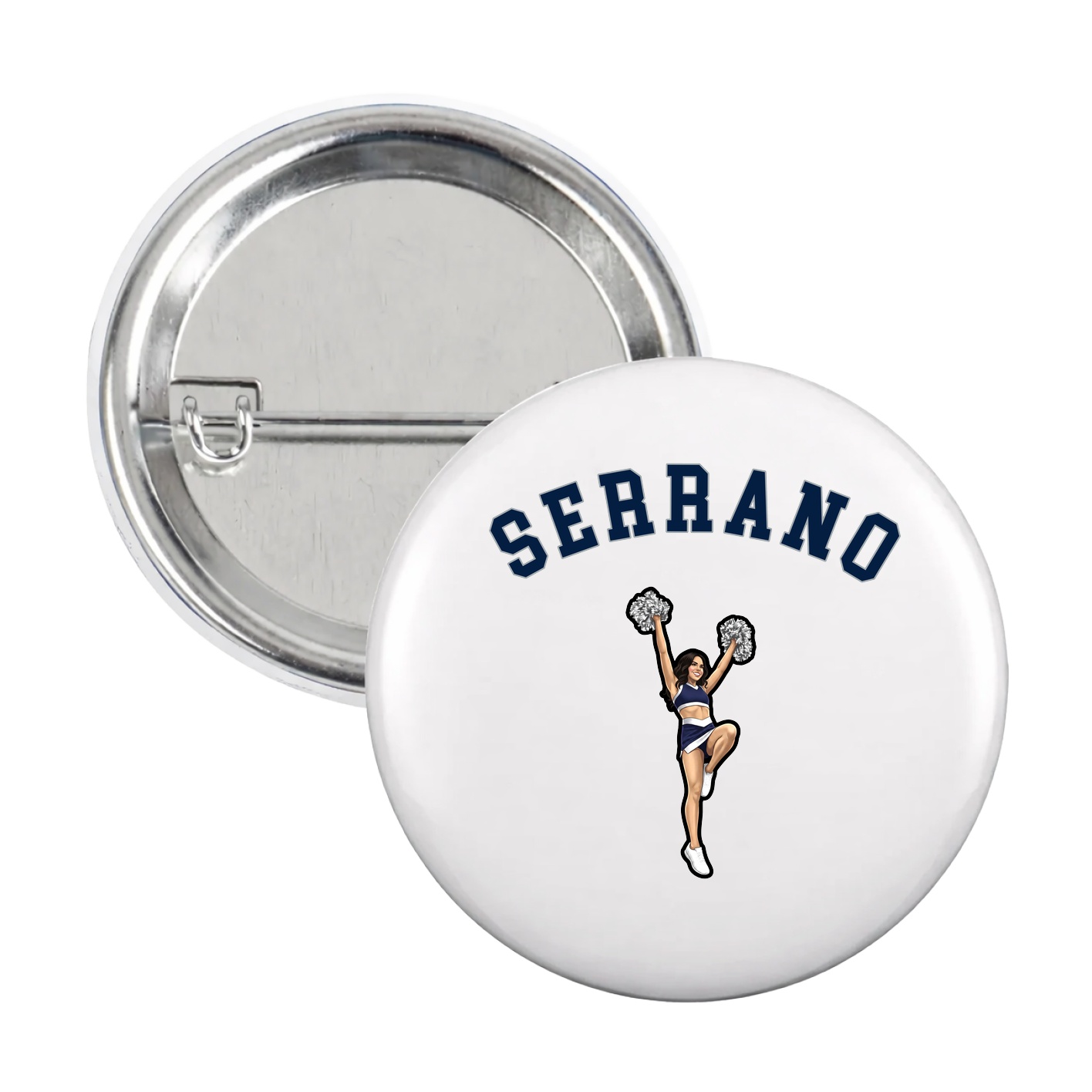 Game Day Button — Shirsey Arch in White