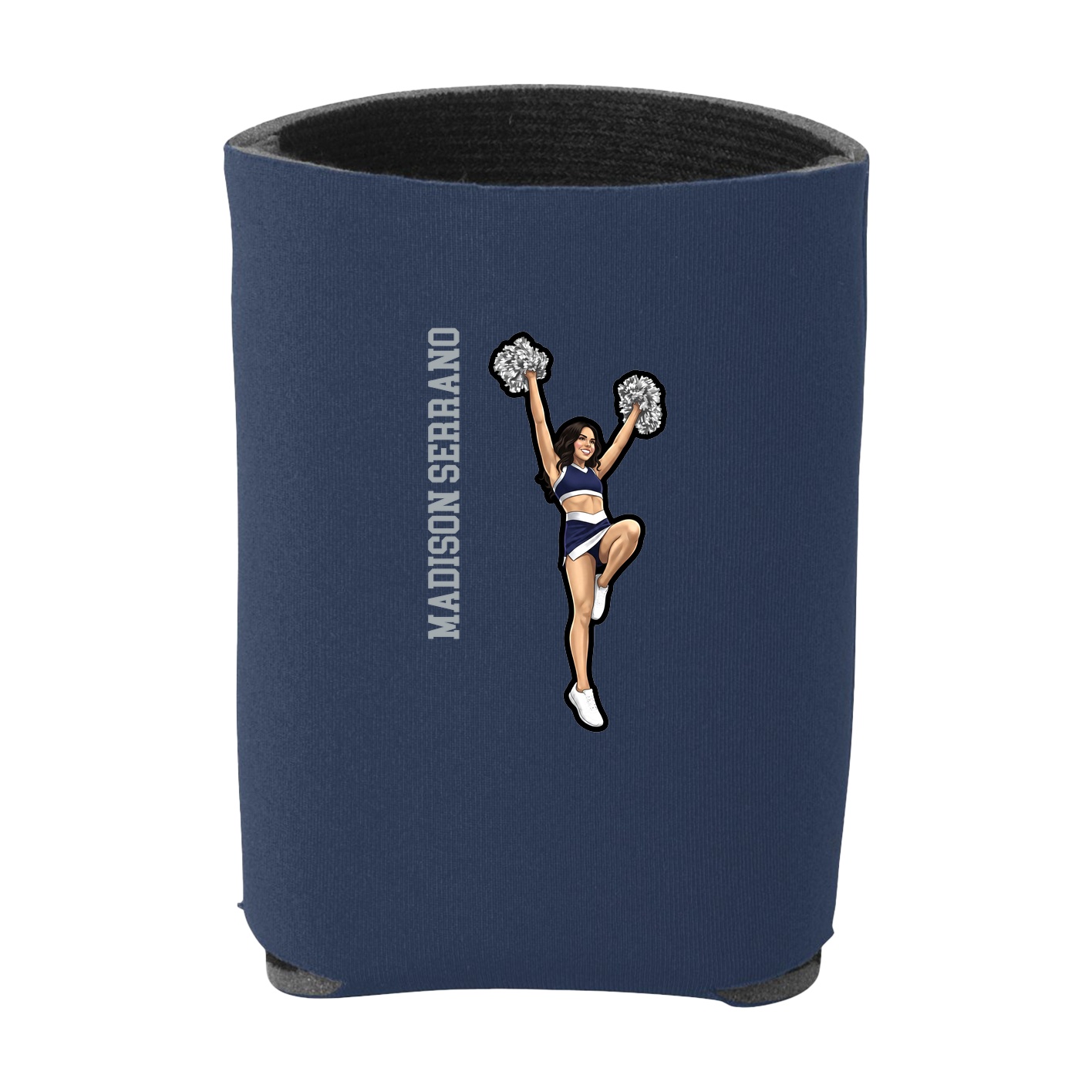 Can Holder — Name Vertical in Navy
