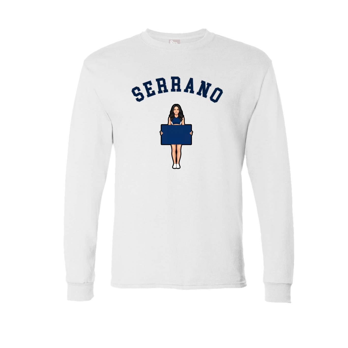 Long Sleeve Tee — Shirsey Arch in White