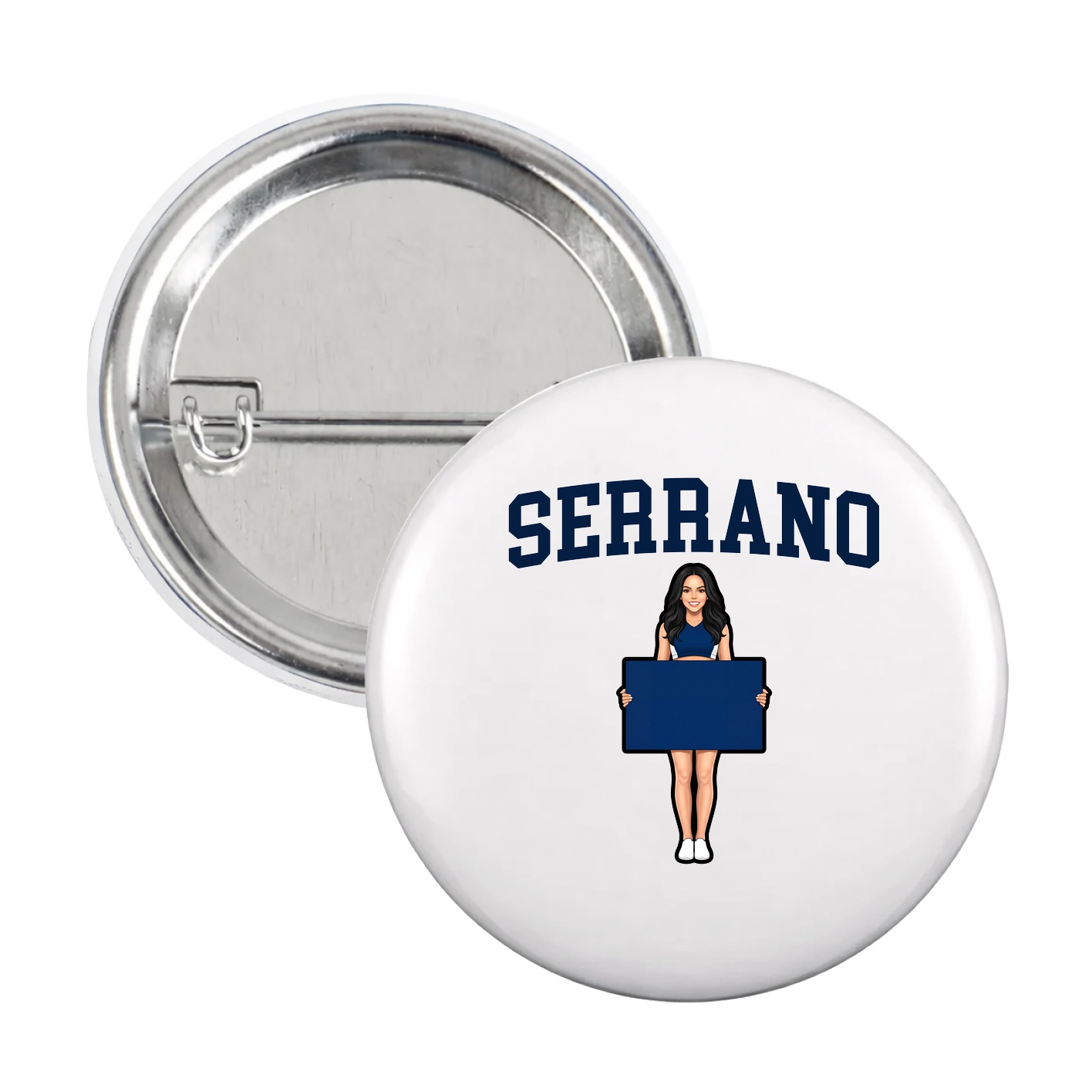 Game Day Button — Shirsey in White