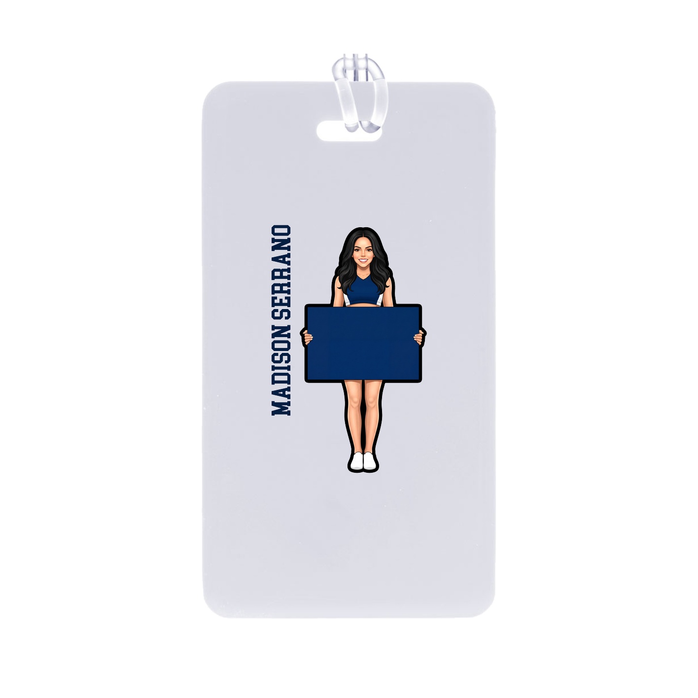Bag Tag — Name Vertical in Classic