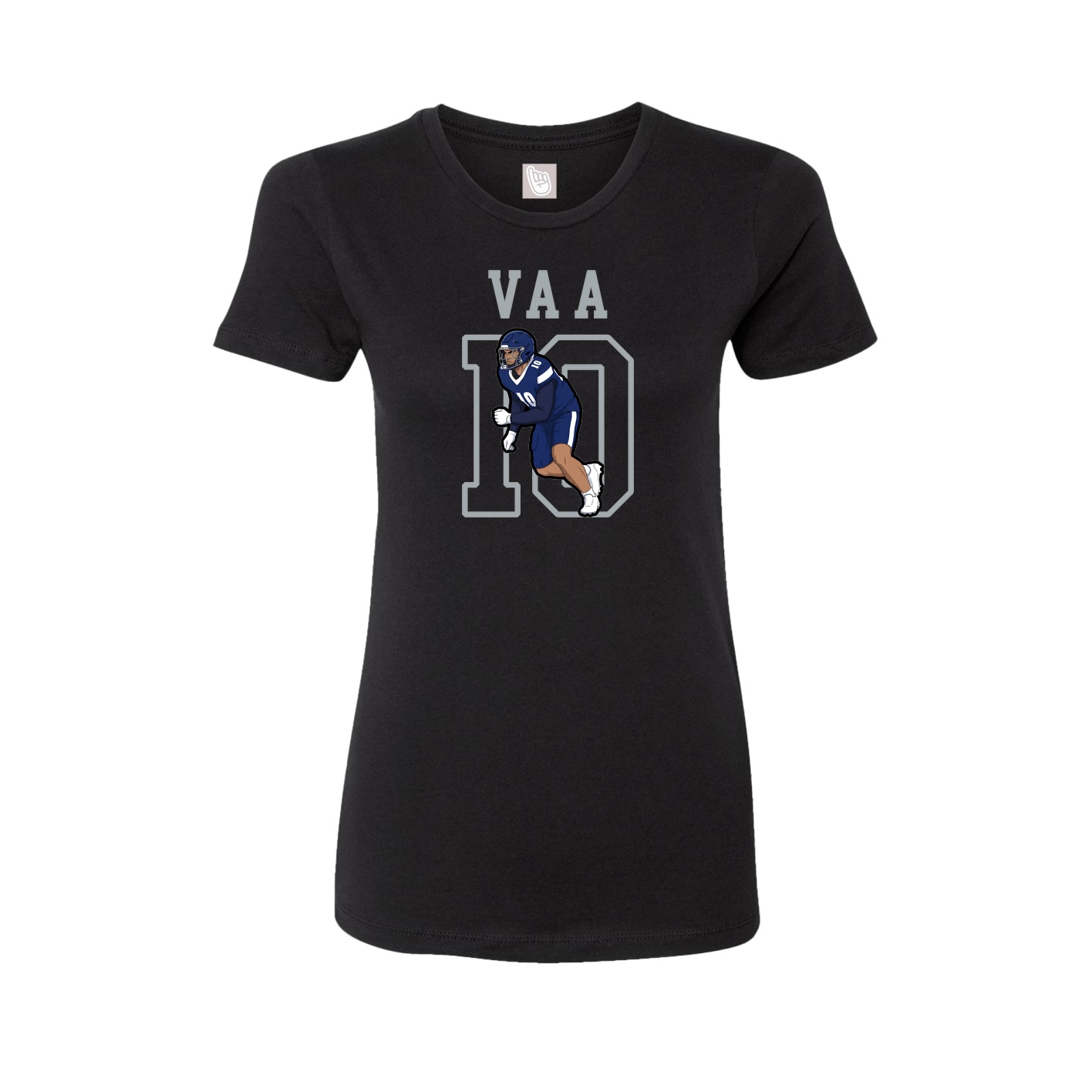 Fitted Women's Tee — Shirsey in Black