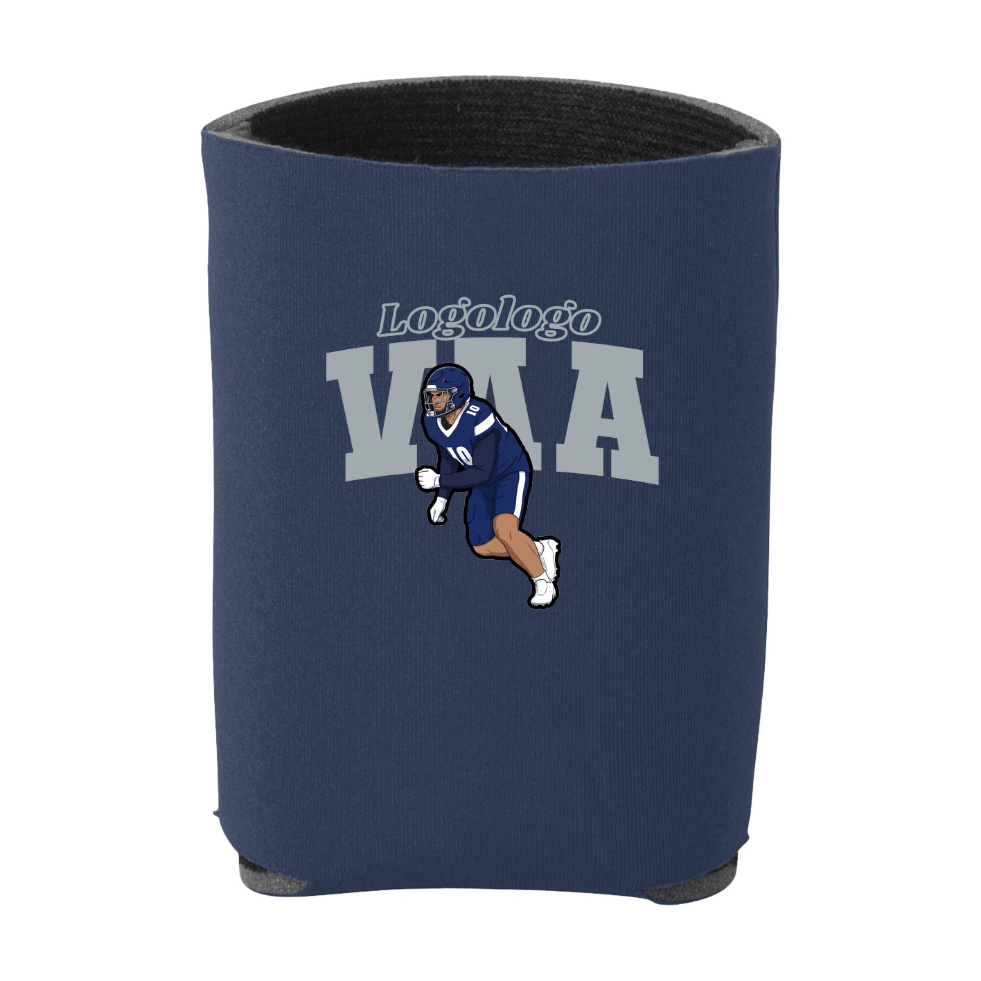 Can Holder — Name Arch in Navy