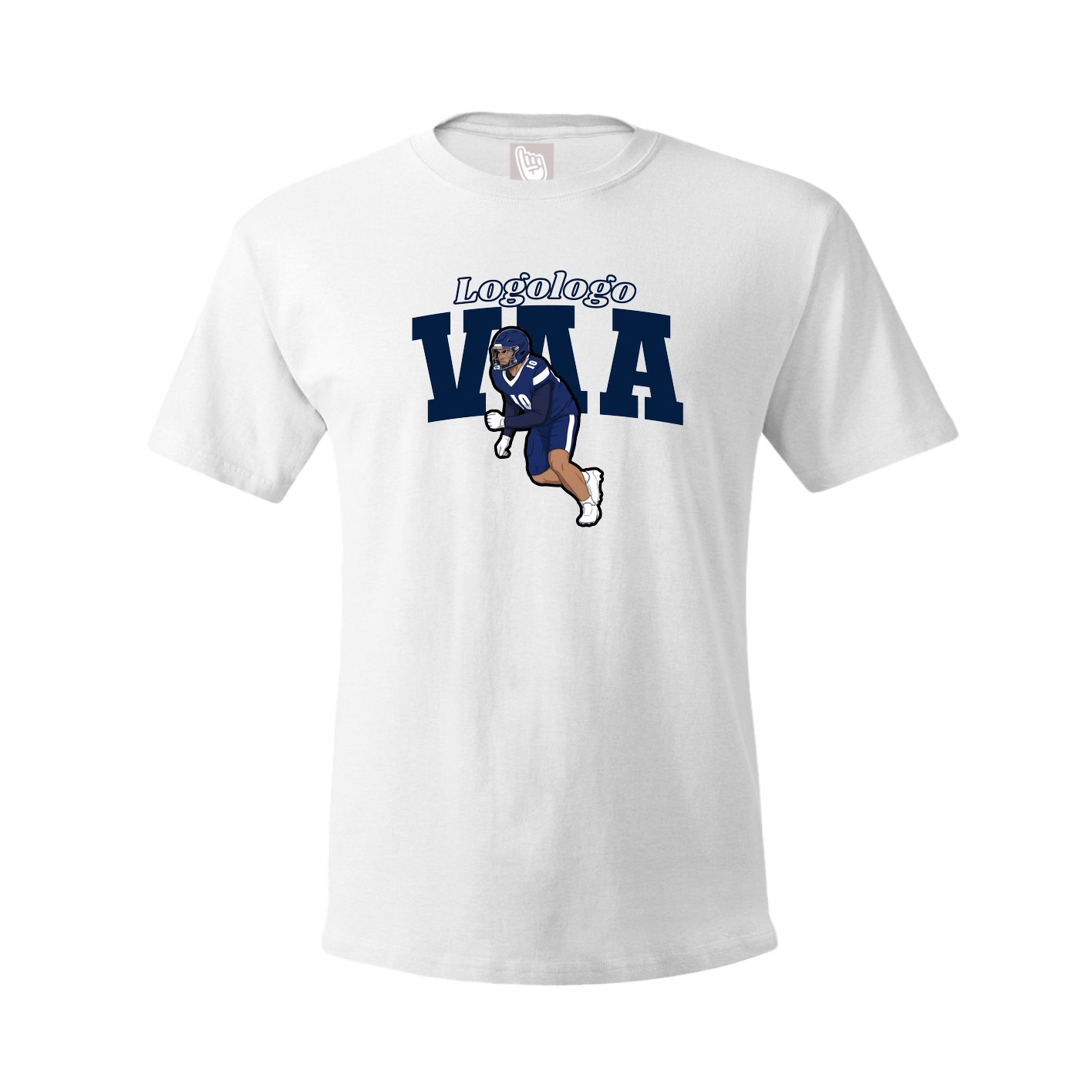 Tee — Name Arch in White