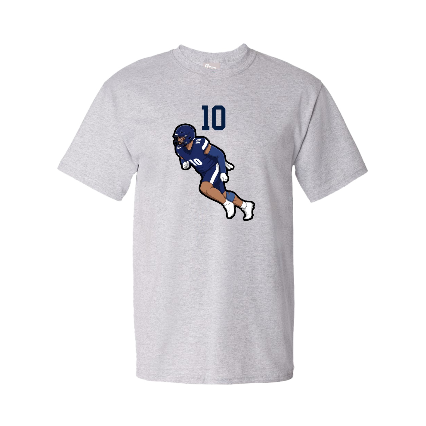 Tee — Number Top in Grey
