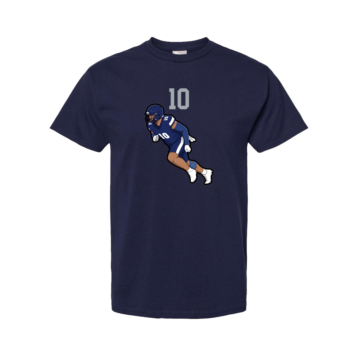 Tee — Number Top in Navy