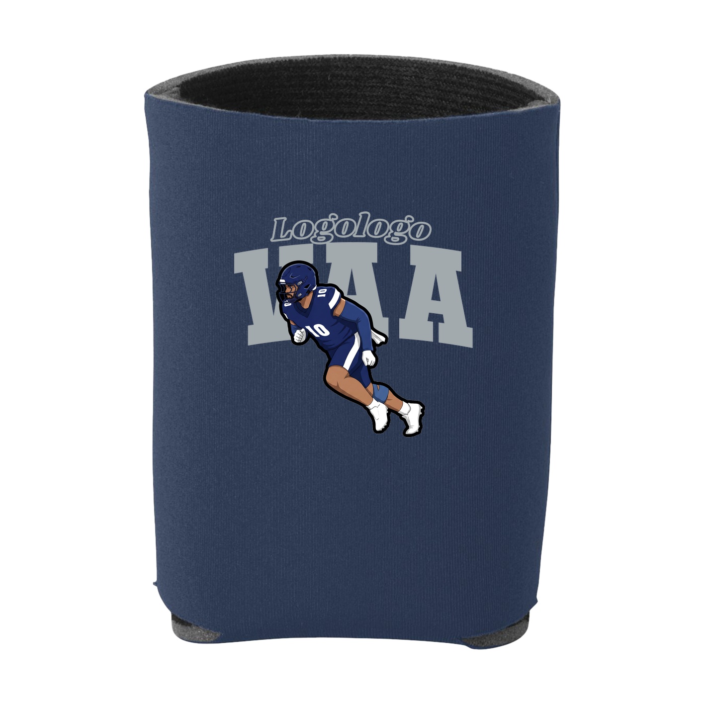 Can Holder — Name Arch in Navy