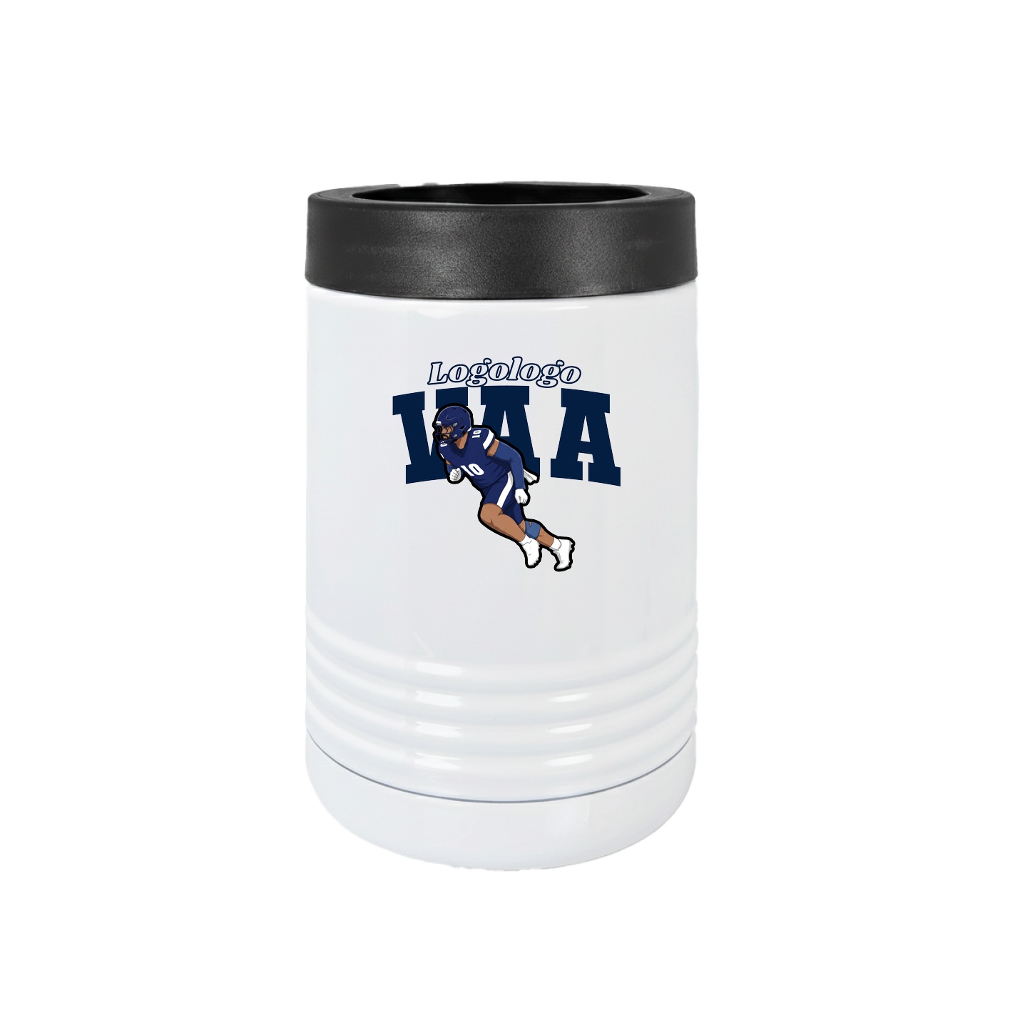 Beverage Holder — Name Arch in White