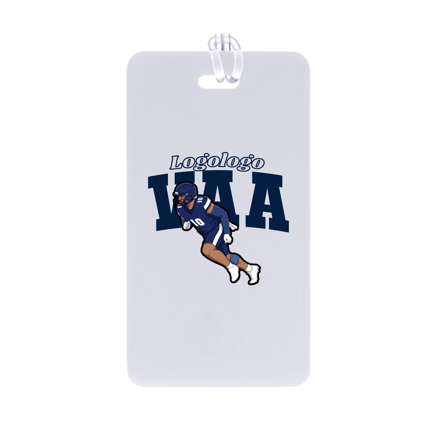 Bag Tag — Name Arch in Classic