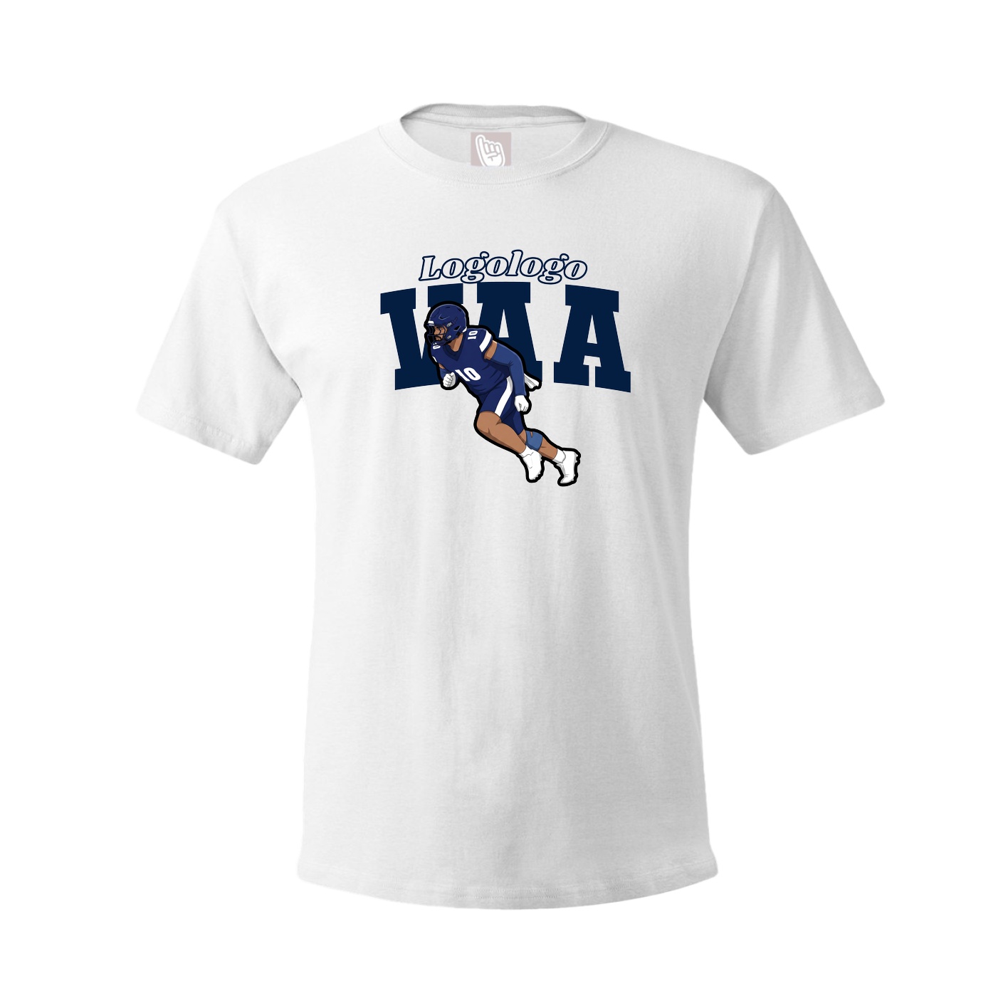 Tee — Name Arch in White
