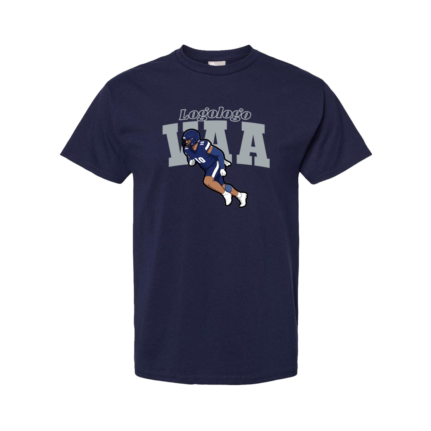 Youth Tee — Name Arch in Navy
